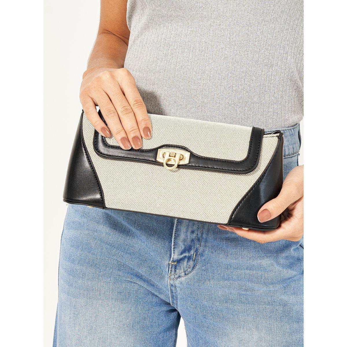 Two Tone Shoulder Bag with Adjustable Strap-women-bagsandwallets-handbags-image-3