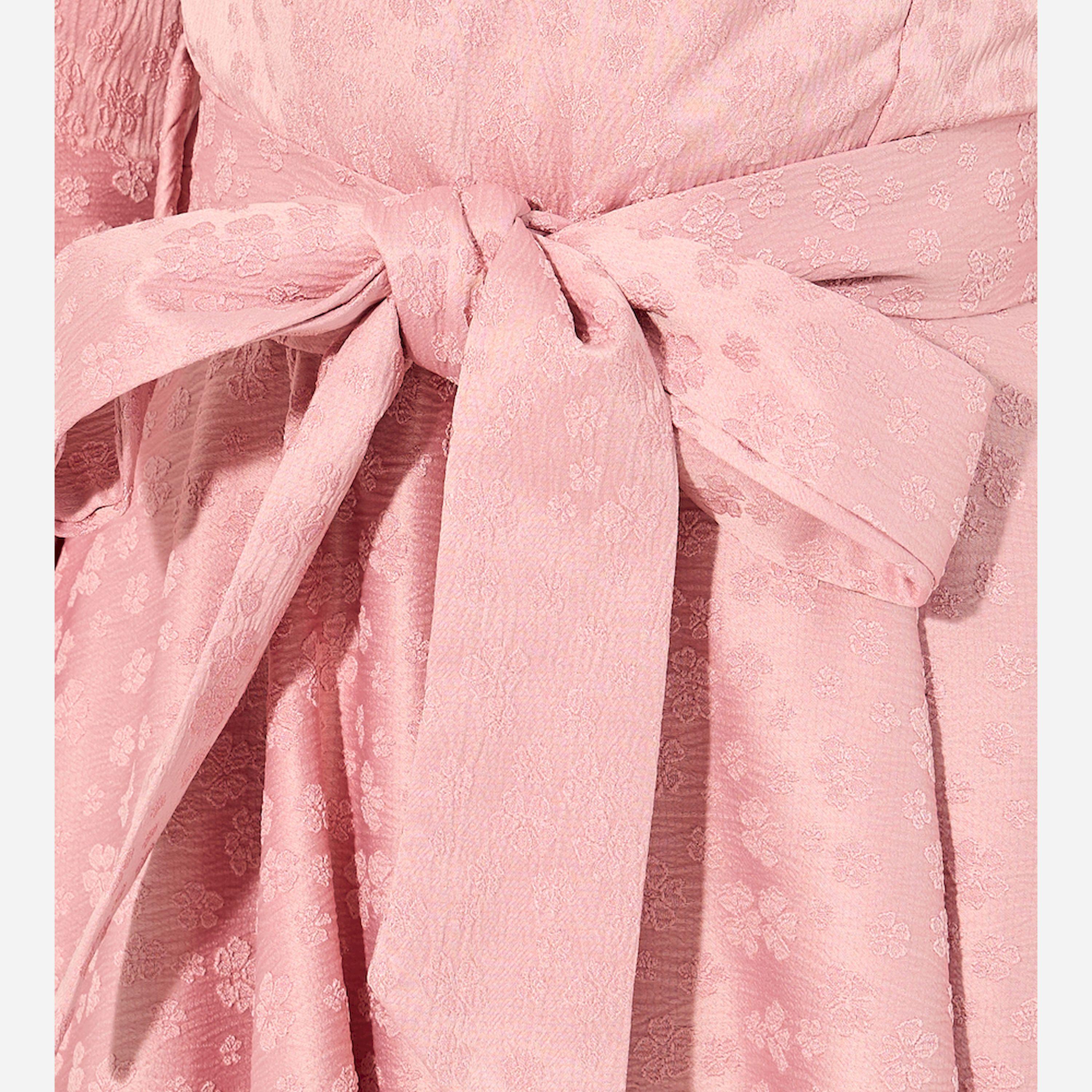 ستايلي - فستان ميدي بتصميم ذاتي بأكمام 3/4-women-clothing-dresses-image-4