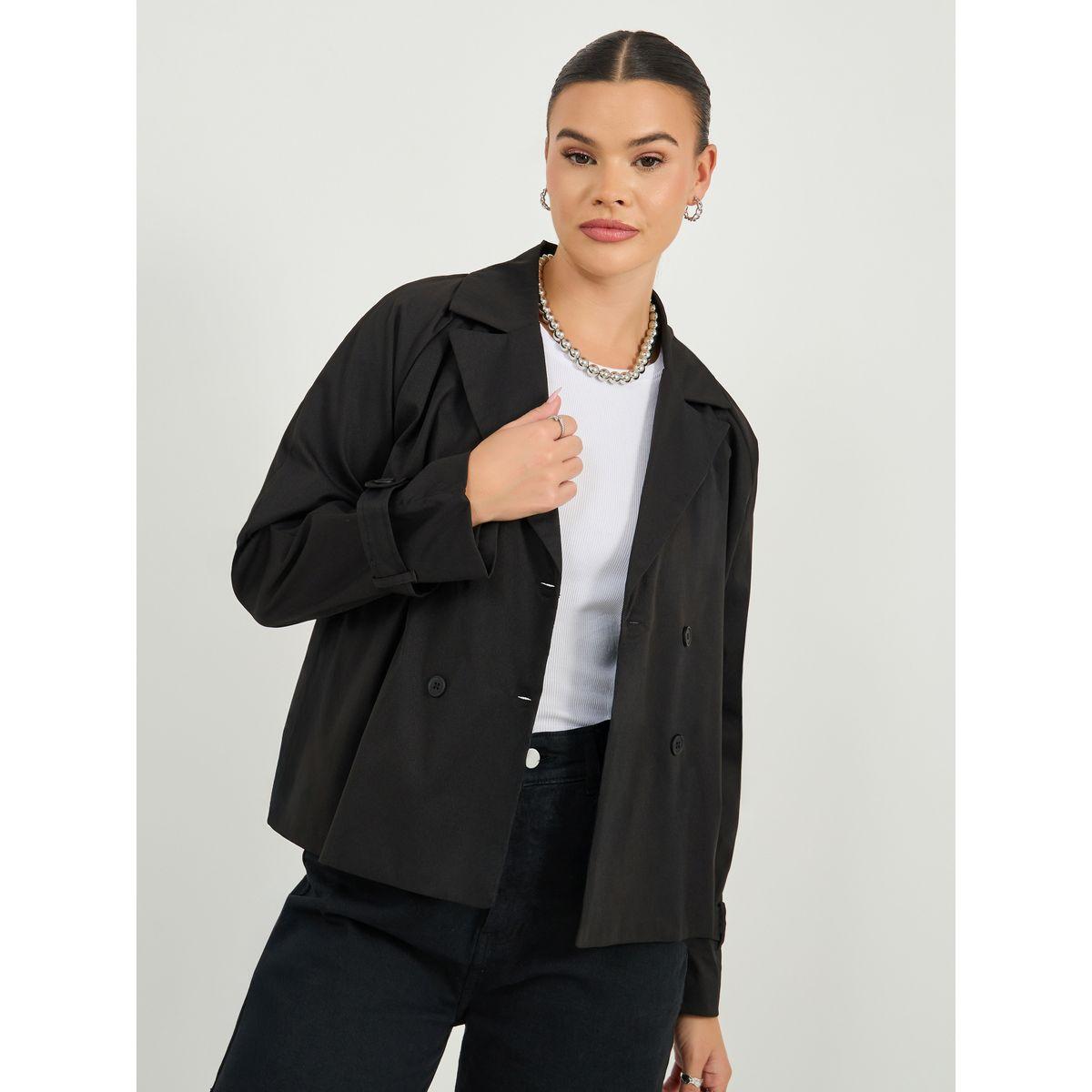 Boxy Fit Double Breasted Trench Jacket-women-winterwear-coatsandjackets-jackets-image-4