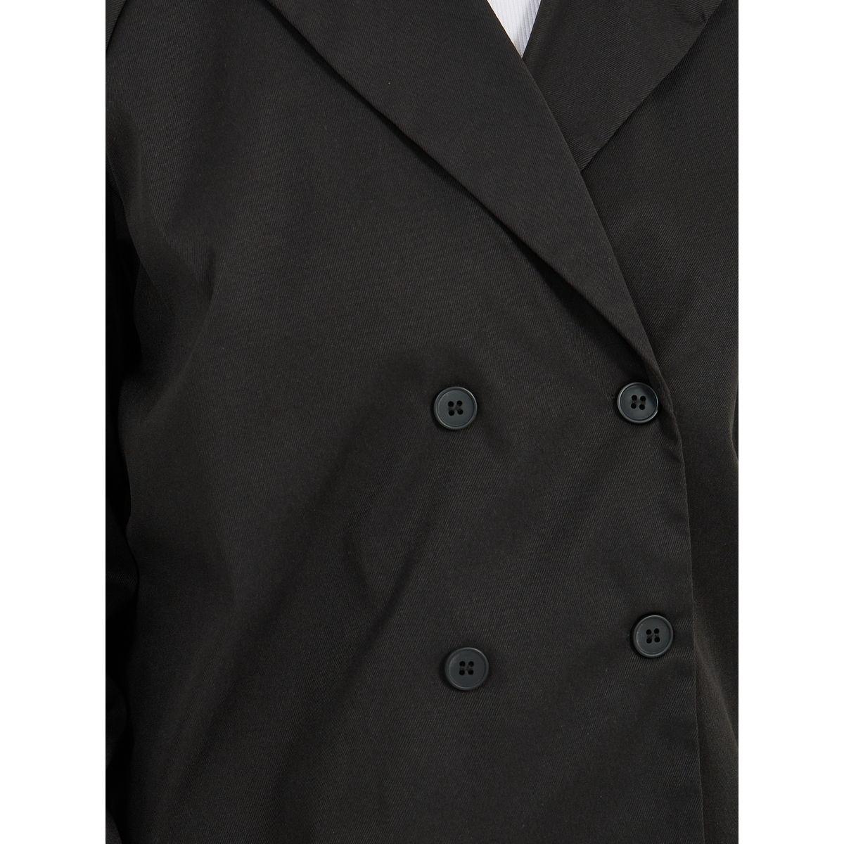 جاكيت ترنش بقصة بوكسي مع صفين أزرار-women-winterwear-coatsandjackets-jackets-image-2