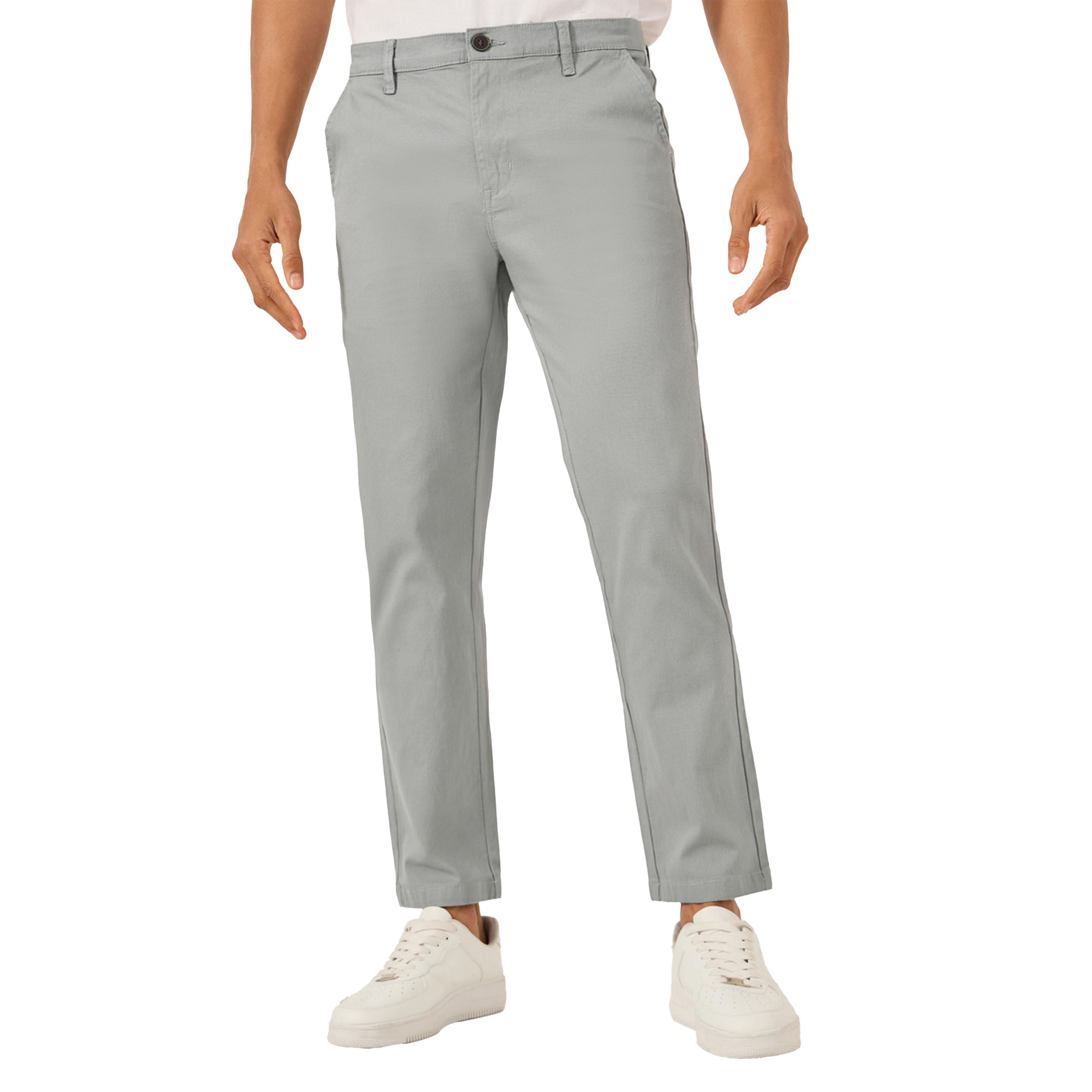 Styli Solid Mid Rise Slim Fit Cotton Chinos-men-clothing-bottoms-trousersandchinos-trousers-image-3