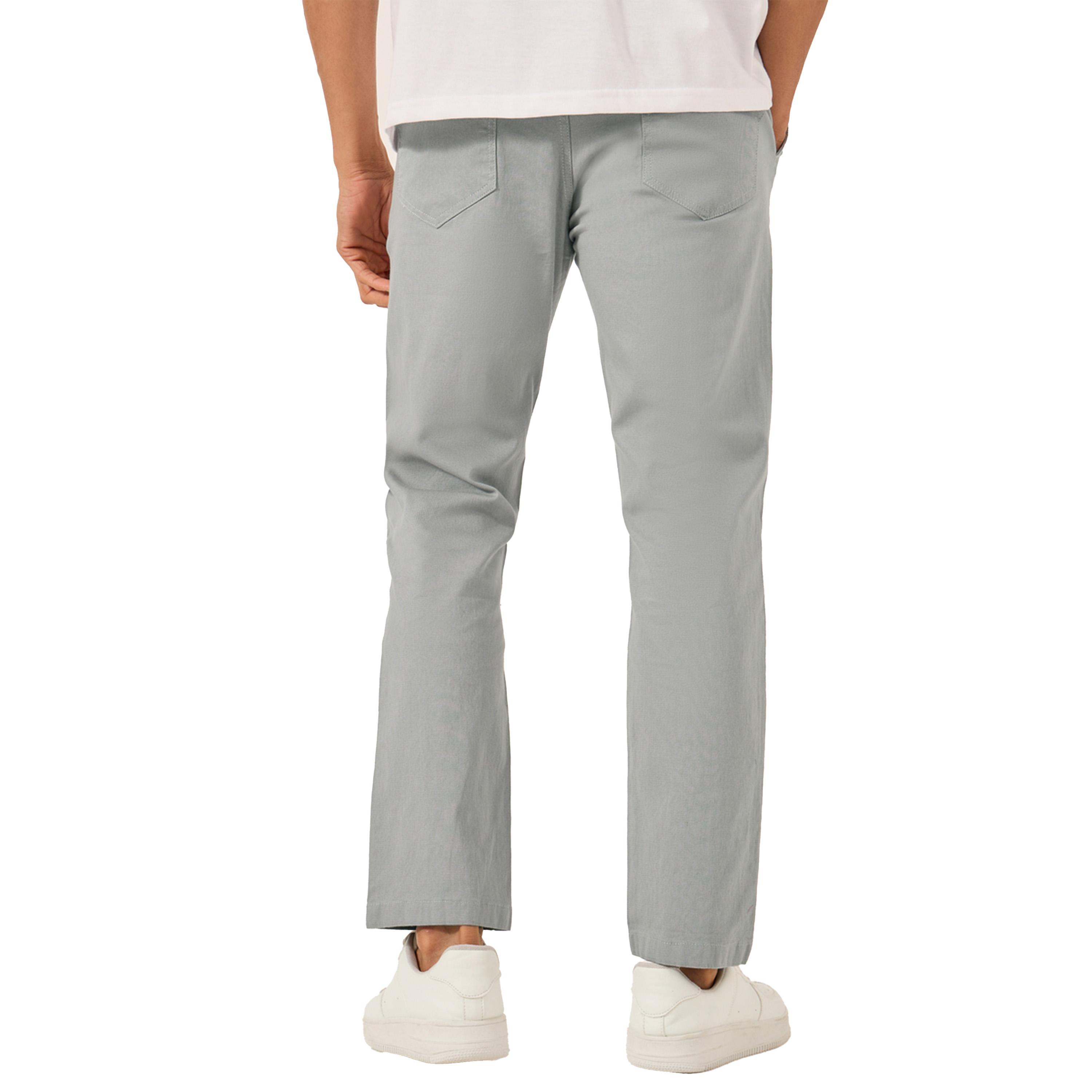 Styli Solid Mid Rise Slim Fit Cotton Chinos-men-clothing-bottoms-trousersandchinos-trousers-image-5