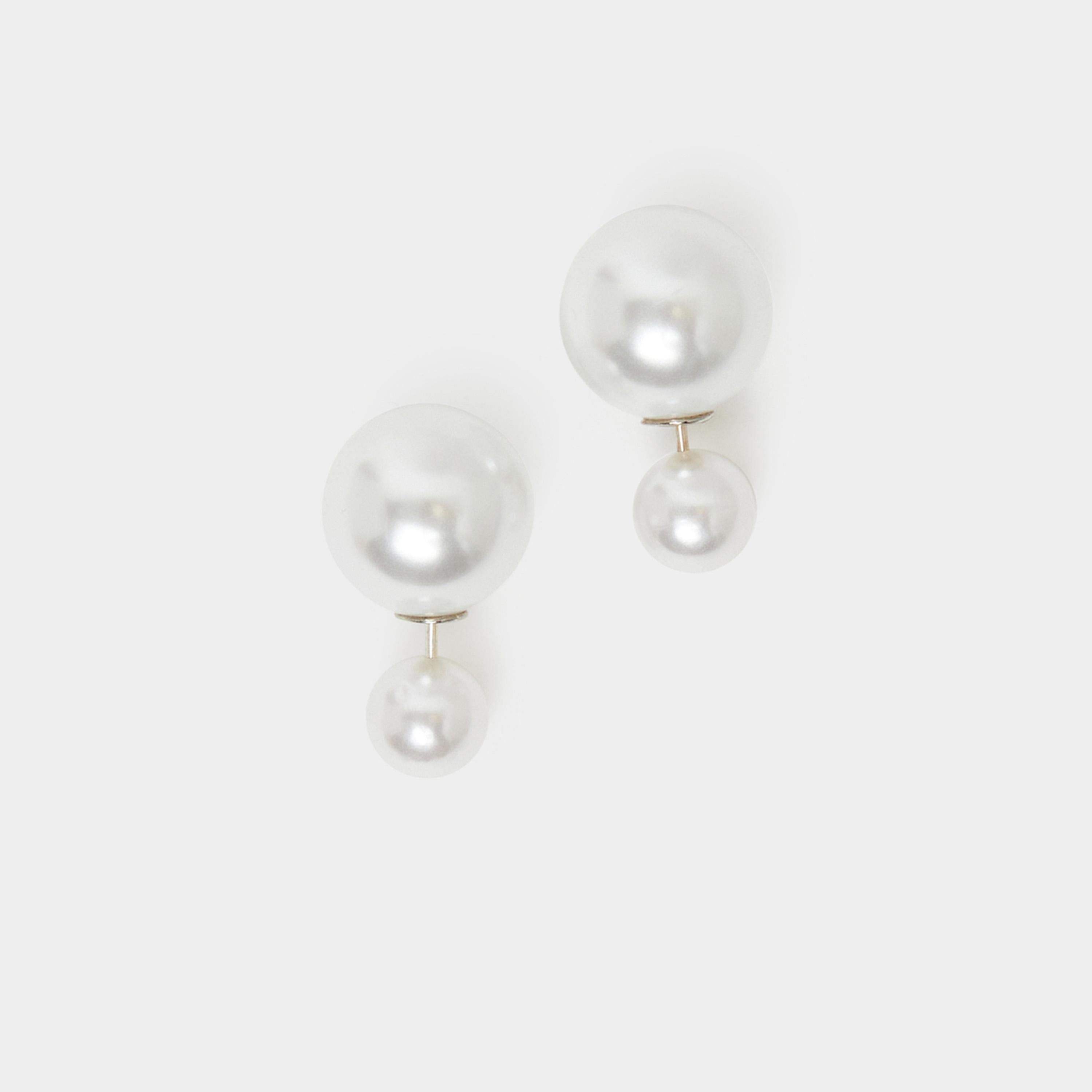 ستايلي - أقراط مزدوجة من اللؤلؤ الصناعي-women-watchesandjewellery-jewellery-earrings-image-1