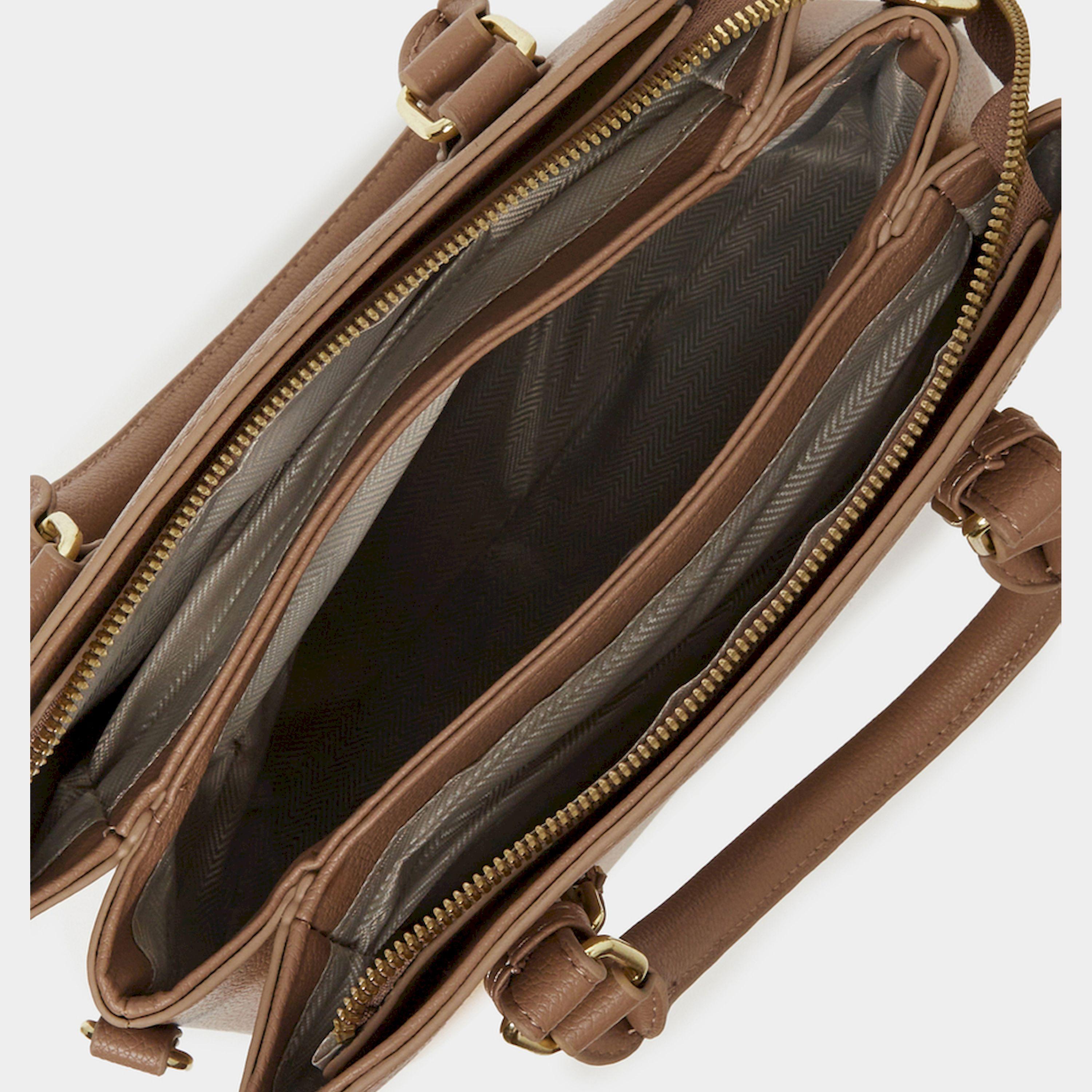 Styli Colorblock Handbag With Top Handles And Belted Details-women-bagsandwallets-handbags-image-6