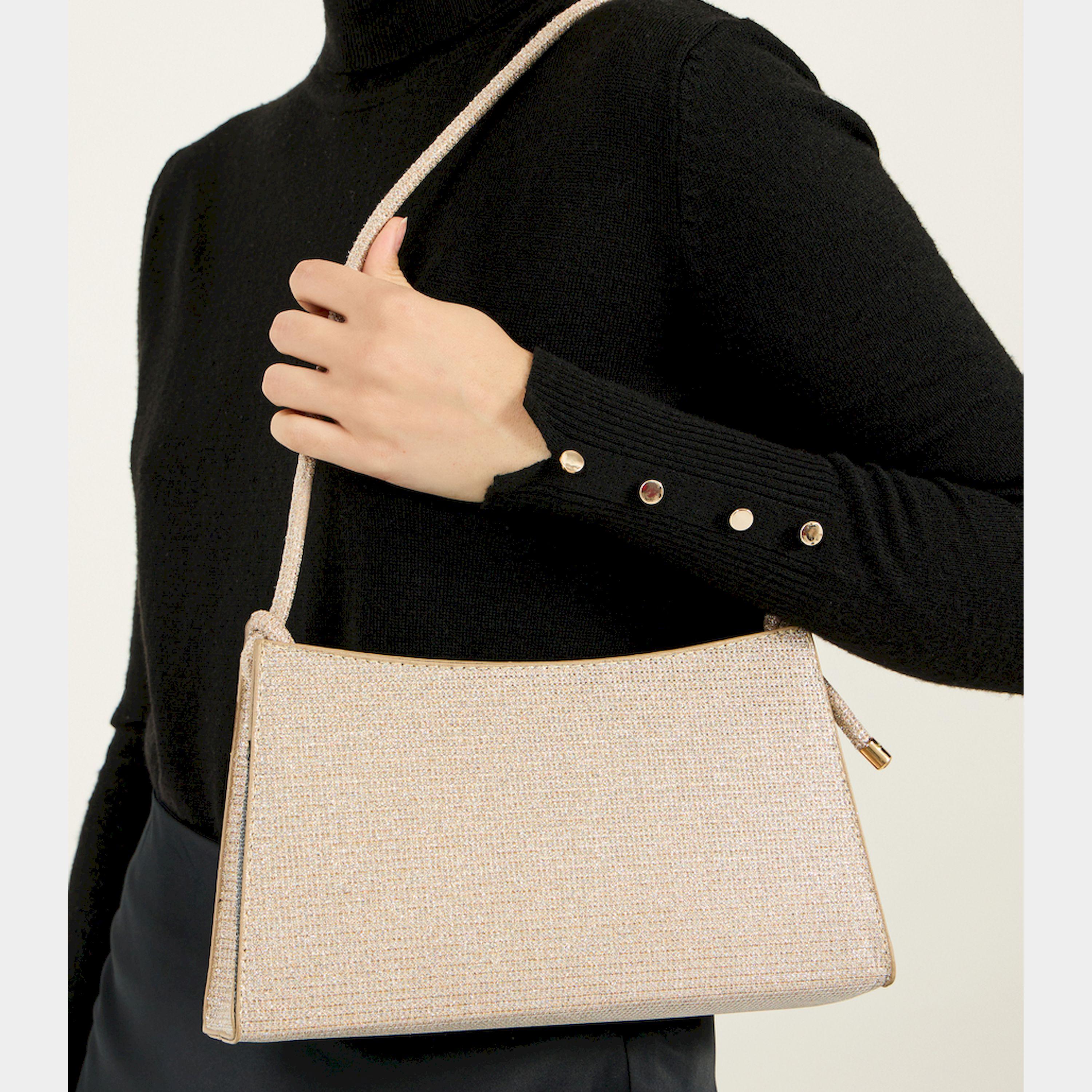 Styli Textured Shoulder Bag With Zip Closure-women-bagsandwallets-handbags-image-2