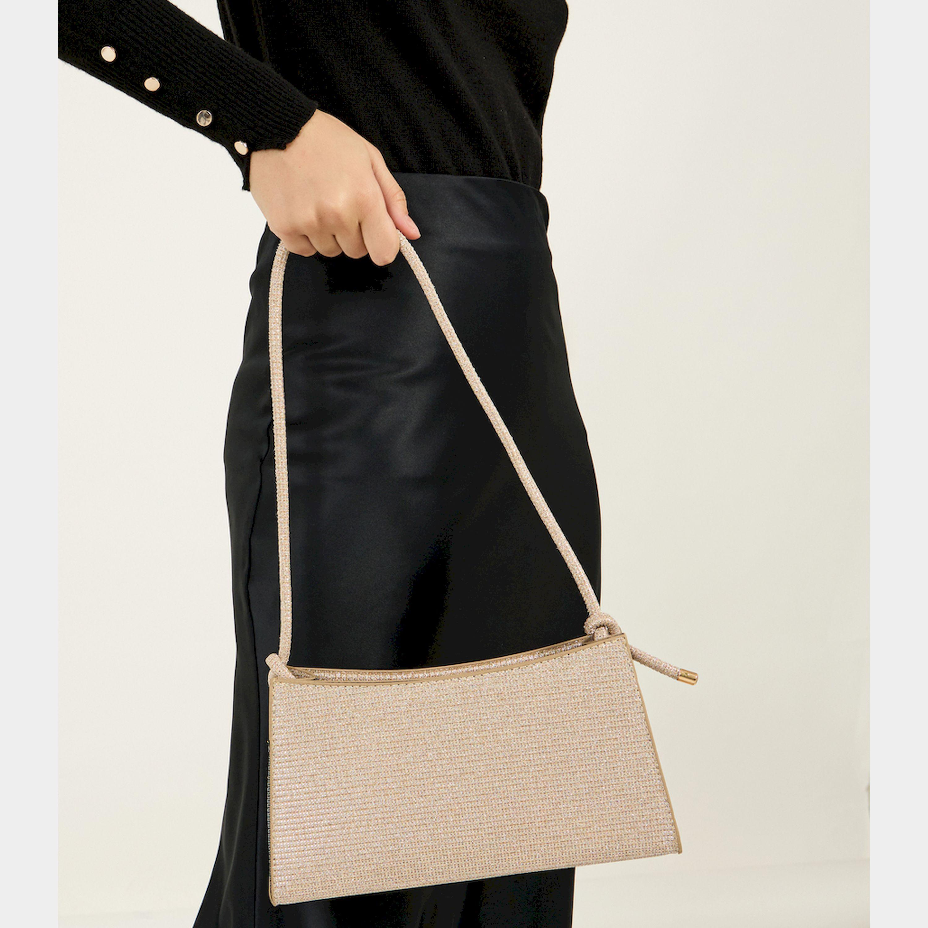 Styli Textured Shoulder Bag With Zip Closure-women-bagsandwallets-handbags-image-3