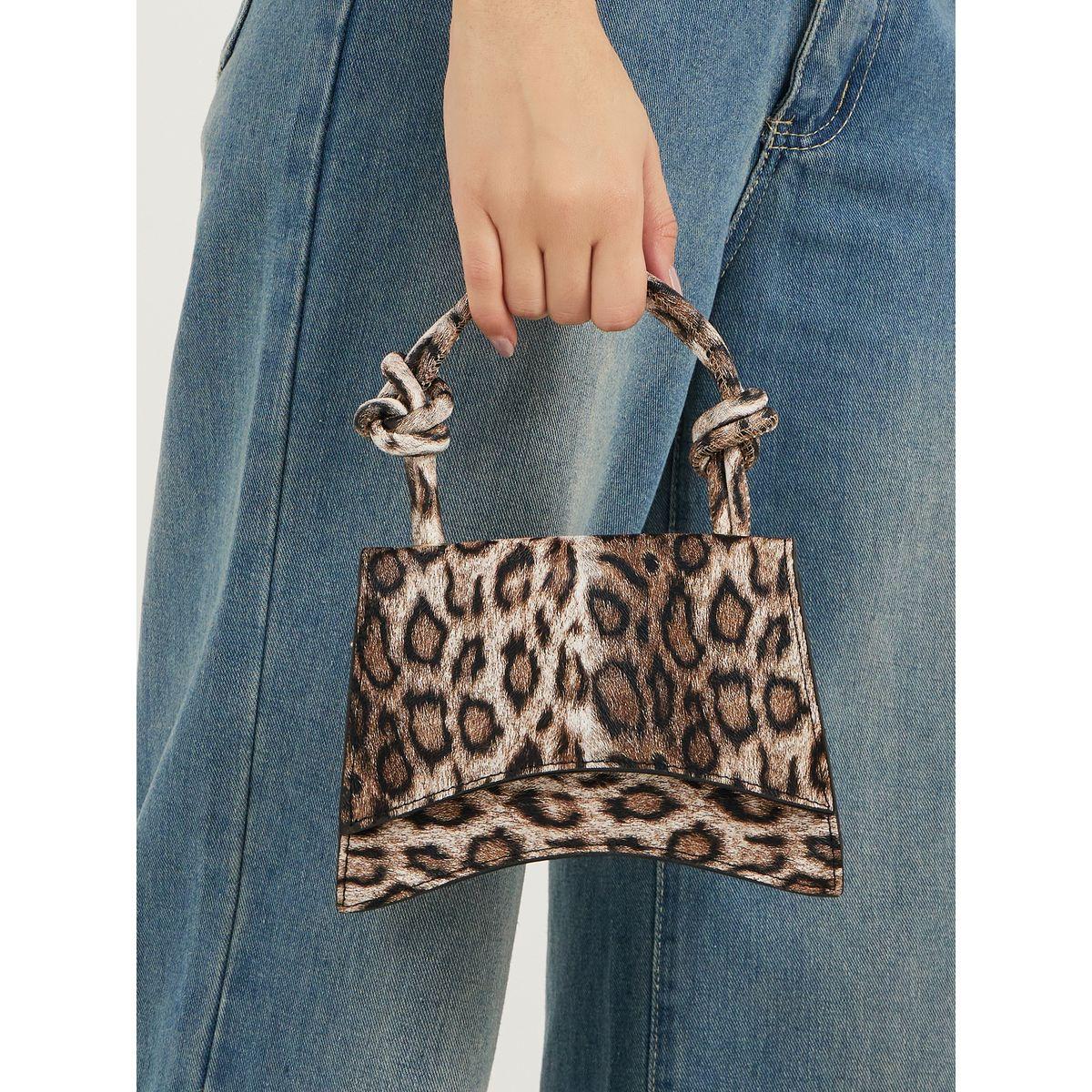 Leopard Print Handbag with Adjustable Strap-women-bagsandwallets-handbags-image-3