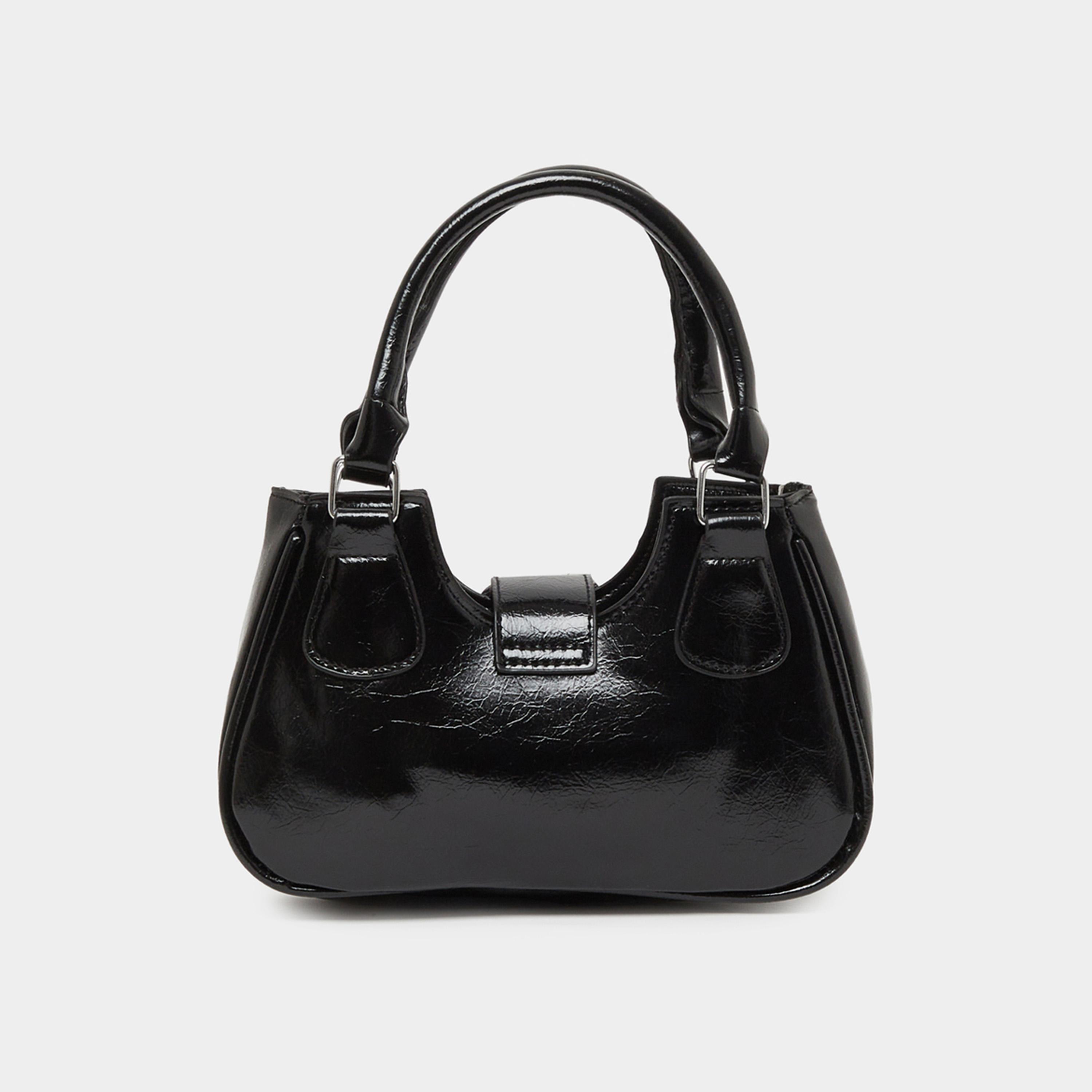Styli Studded Belt Buckle Accent Handbag With Top Handles-women-bagsandwallets-handbags-image-4