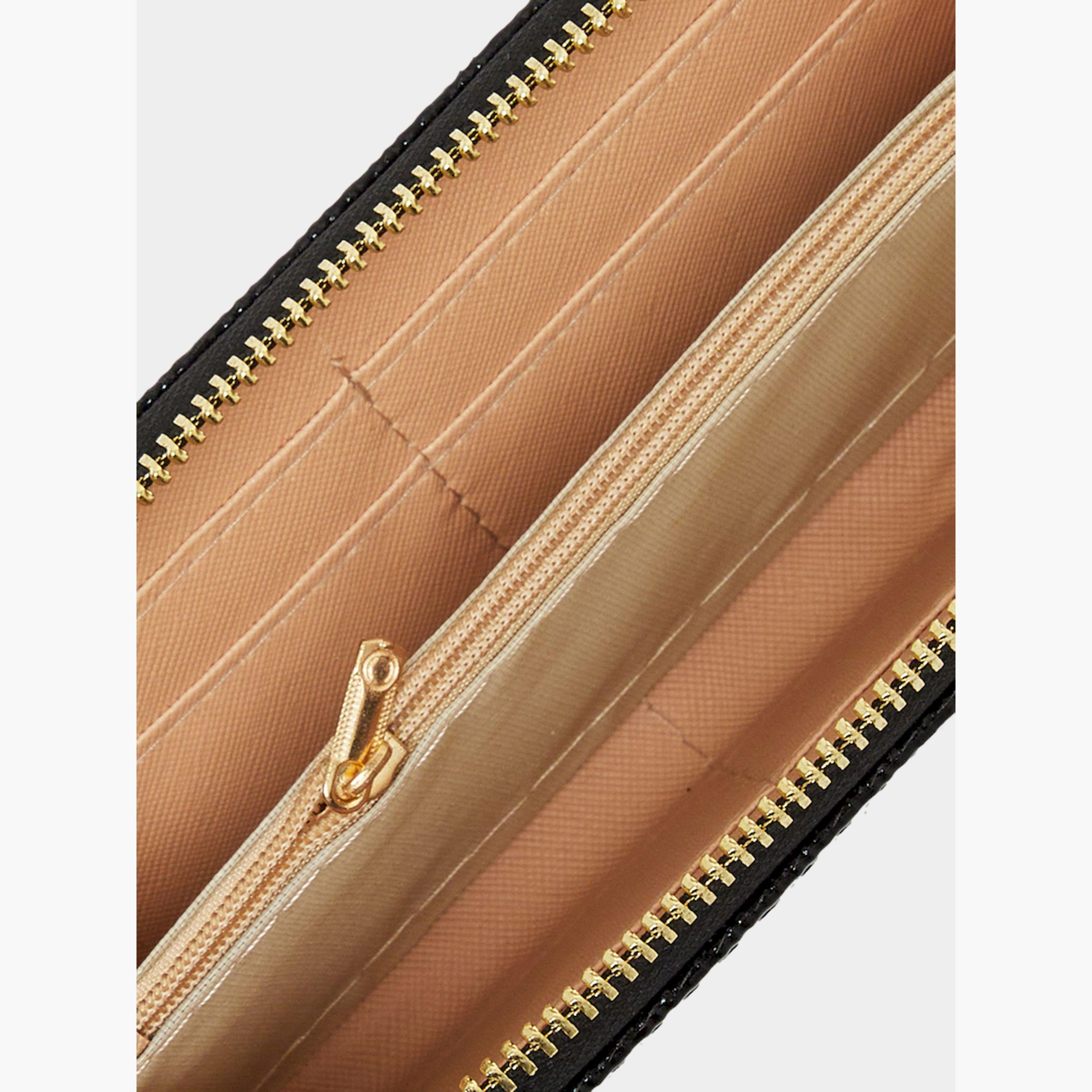 Styli Textured Zip-Around Wallet-women-bagsandwallets-wallets-image-4