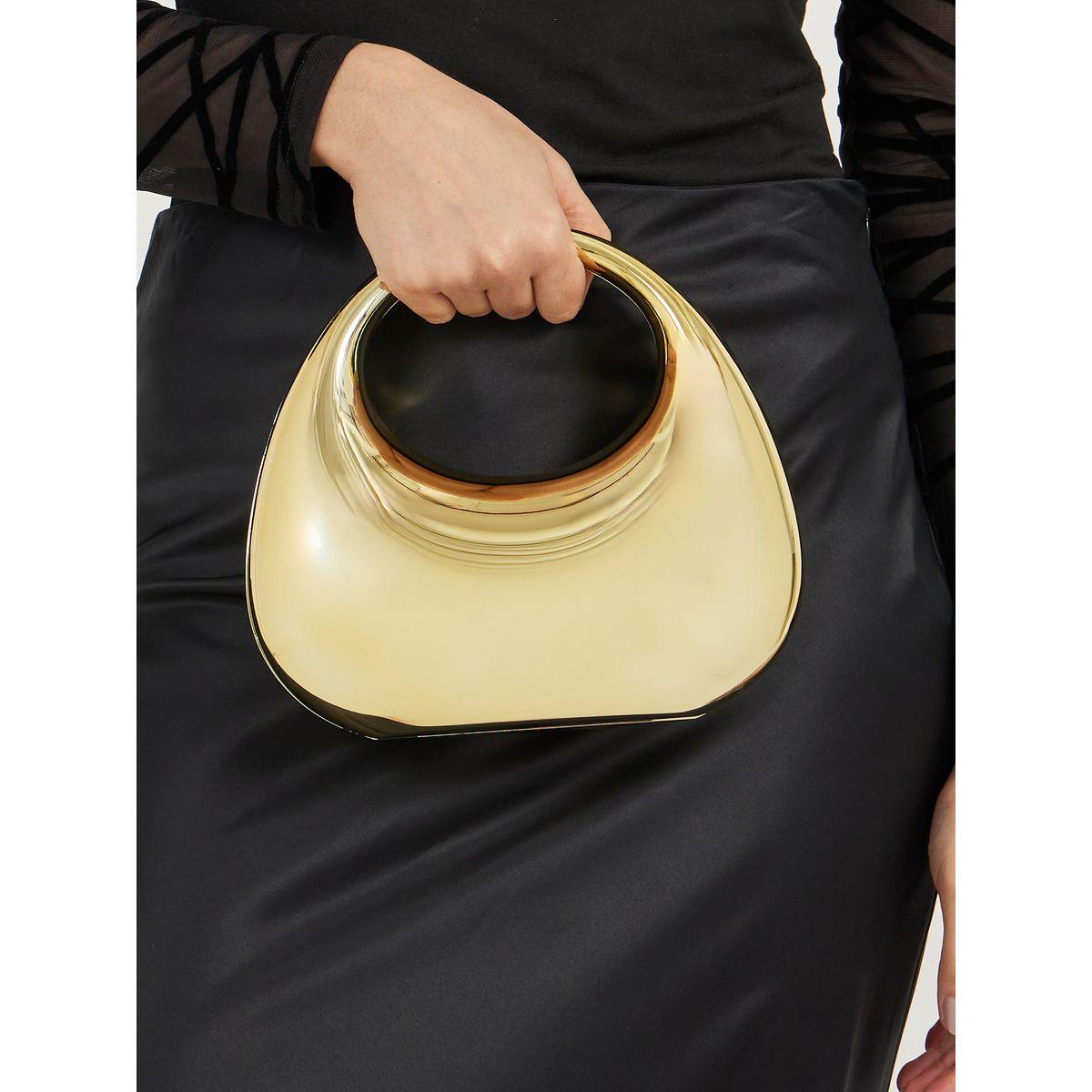 Metallic Handbag with Chain Strap-women-bagsandwallets-handbags-image-3