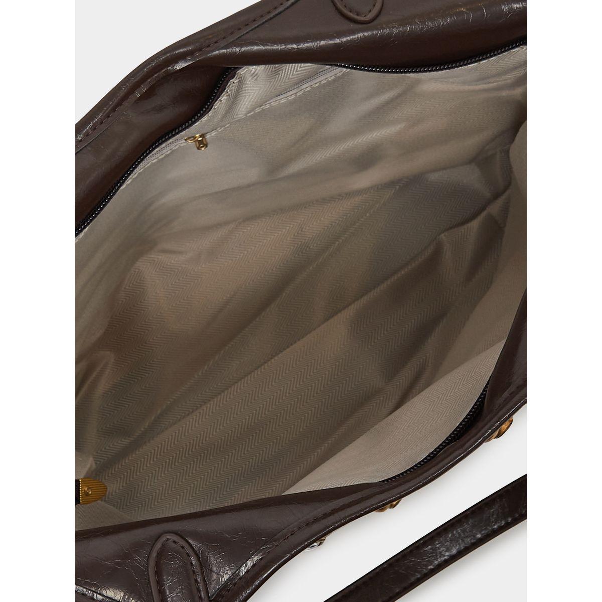 Textured Embellished Shoulder Bag with Zip Closure-women-bagsandwallets-handbags-image-6