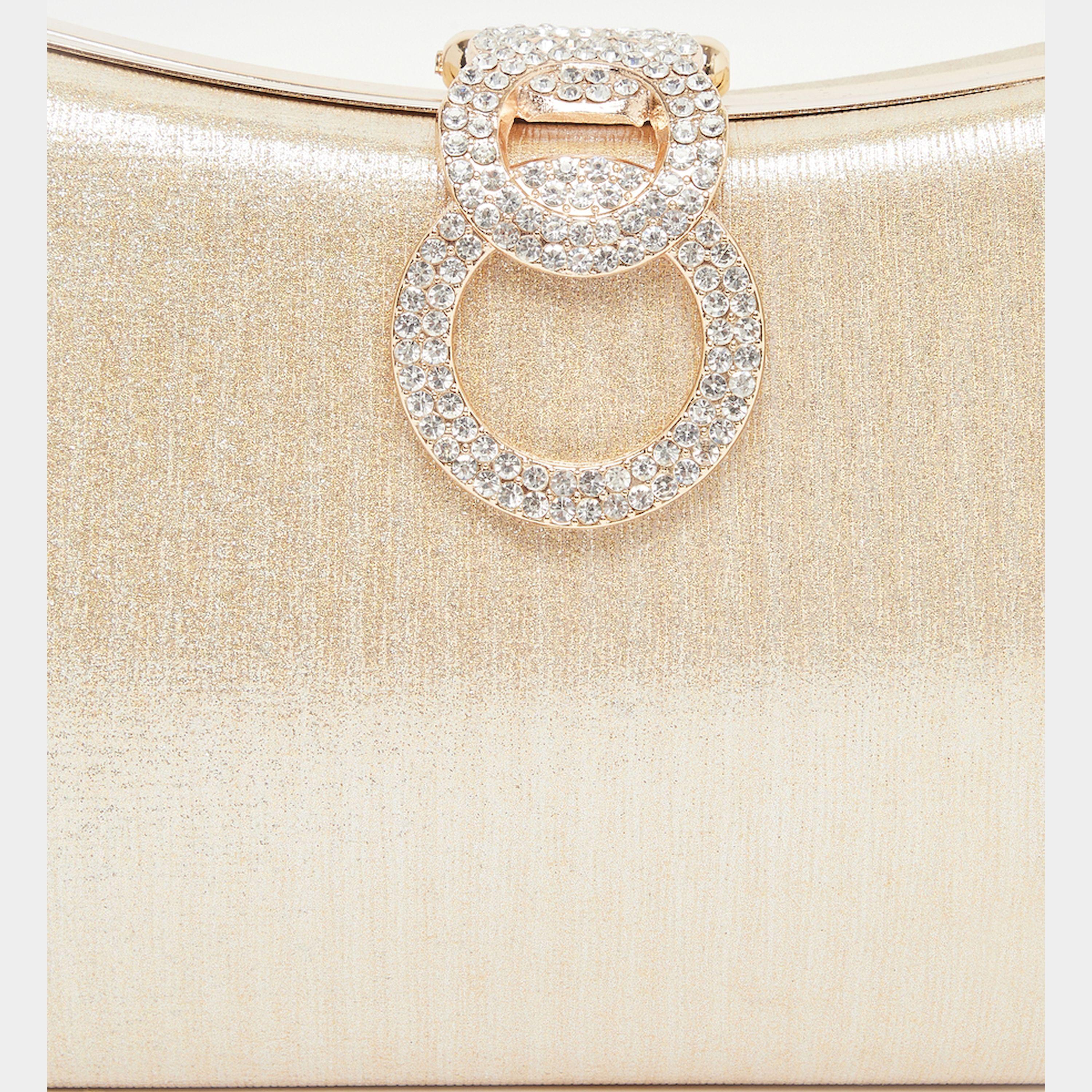 Styli Embellished Lock Clutch Bag With Chain Strap-women-bagsandwallets-handbags-image-5