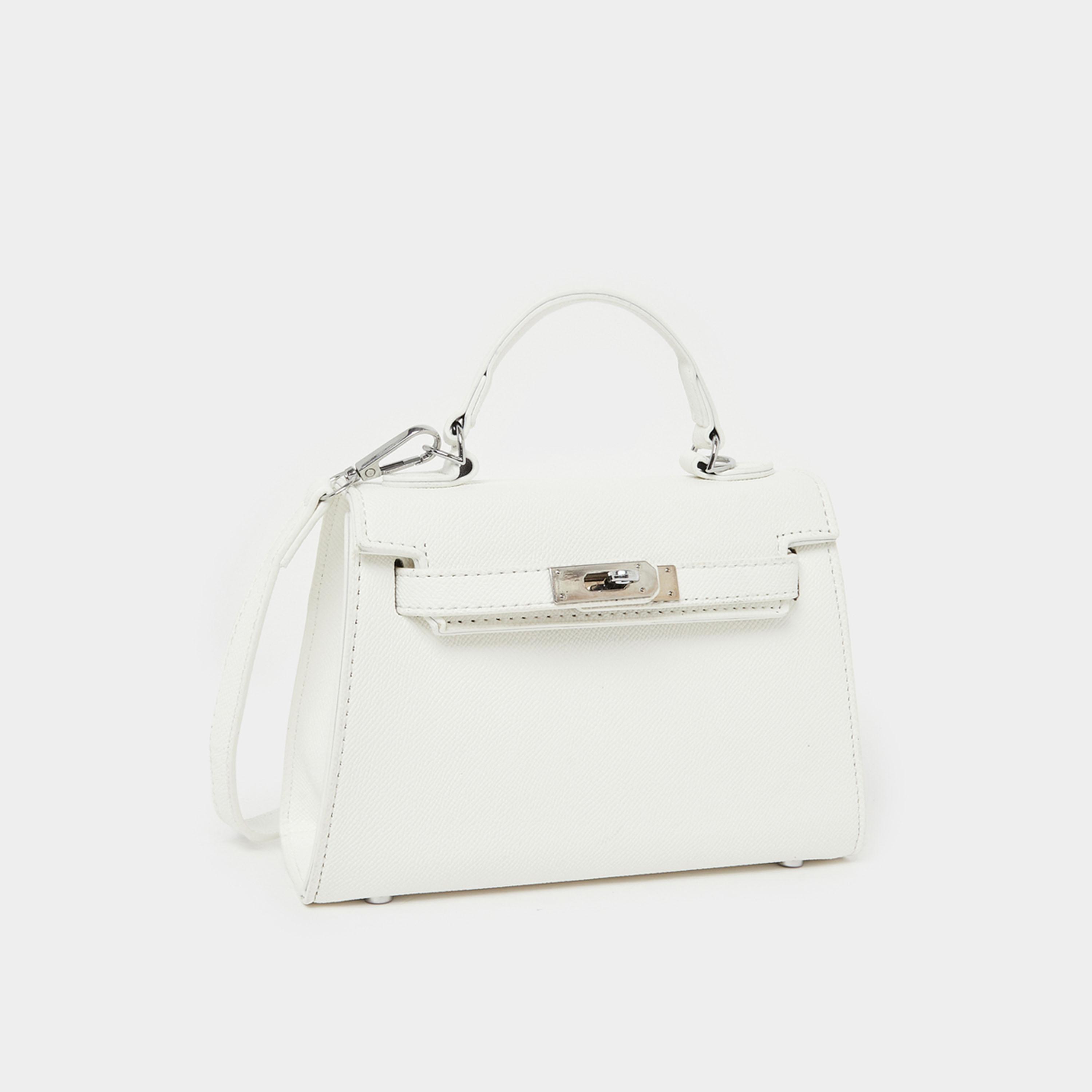 ستايلي - حقيبة يد ذات قفل لف مع حزام قابل للفصل-women-bagsandwallets-handbags-image-1