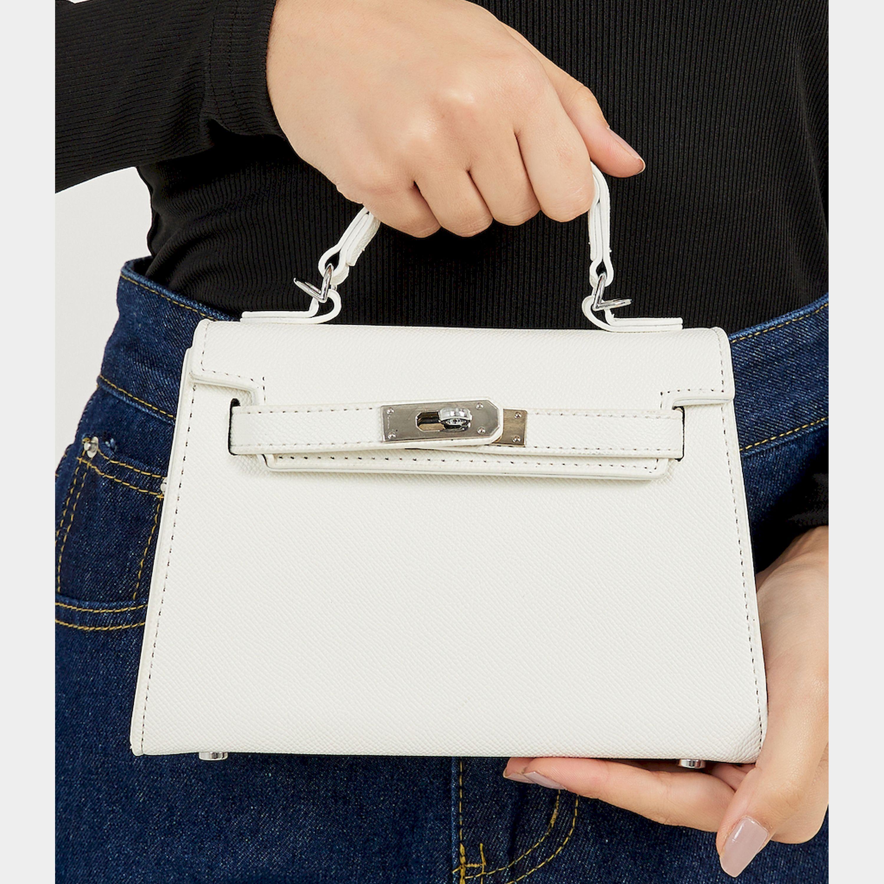 ستايلي - حقيبة يد ذات قفل لف مع حزام قابل للفصل-women-bagsandwallets-handbags-image-2