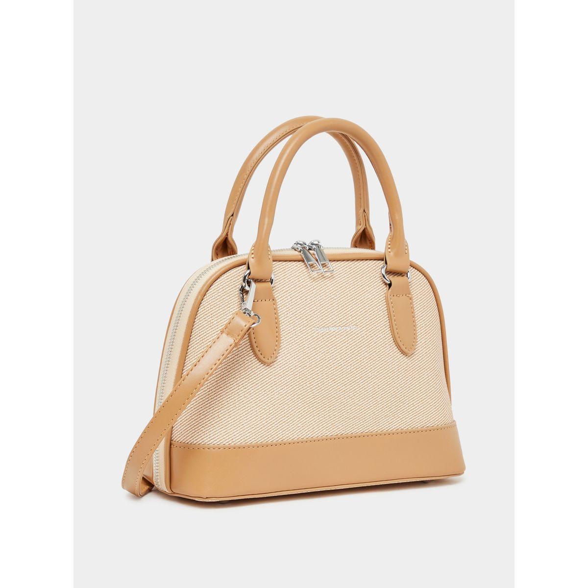 Zip-Around Handbag with Top Handle and Adjustable Strap-women-bagsandwallets-handbags-image-1