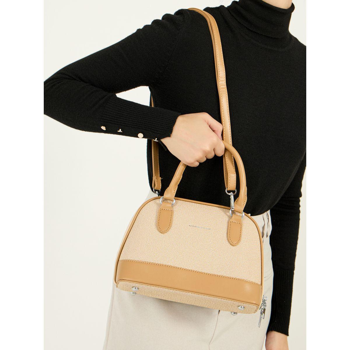 Zip-Around Handbag with Top Handle and Adjustable Strap-women-bagsandwallets-handbags-image-3