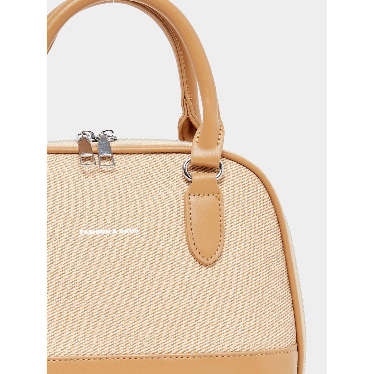 Zip-Around Handbag with Top Handle and Adjustable Strap-women-bagsandwallets-handbags-image-5