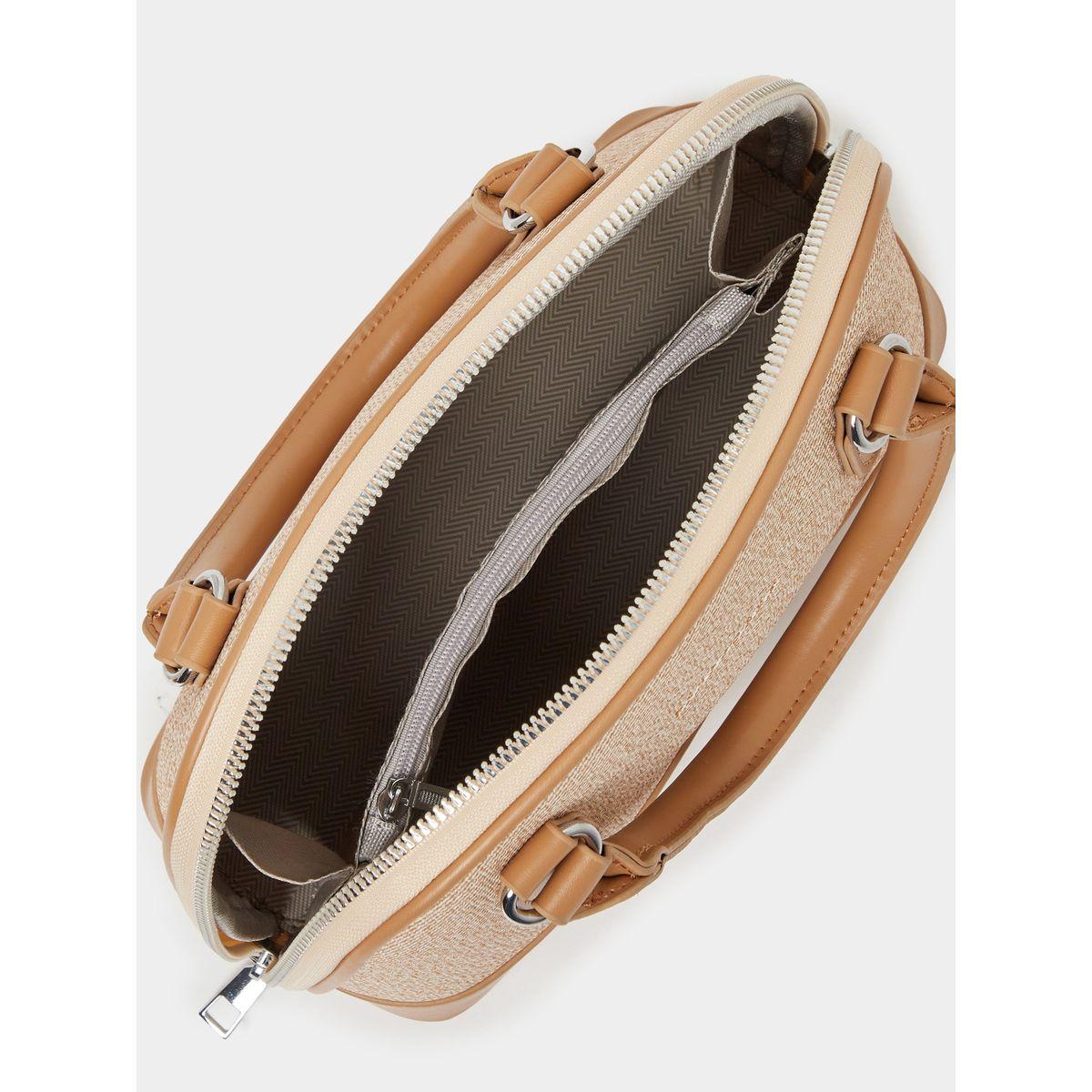 Zip-Around Handbag with Top Handle and Adjustable Strap-women-bagsandwallets-handbags-image-6