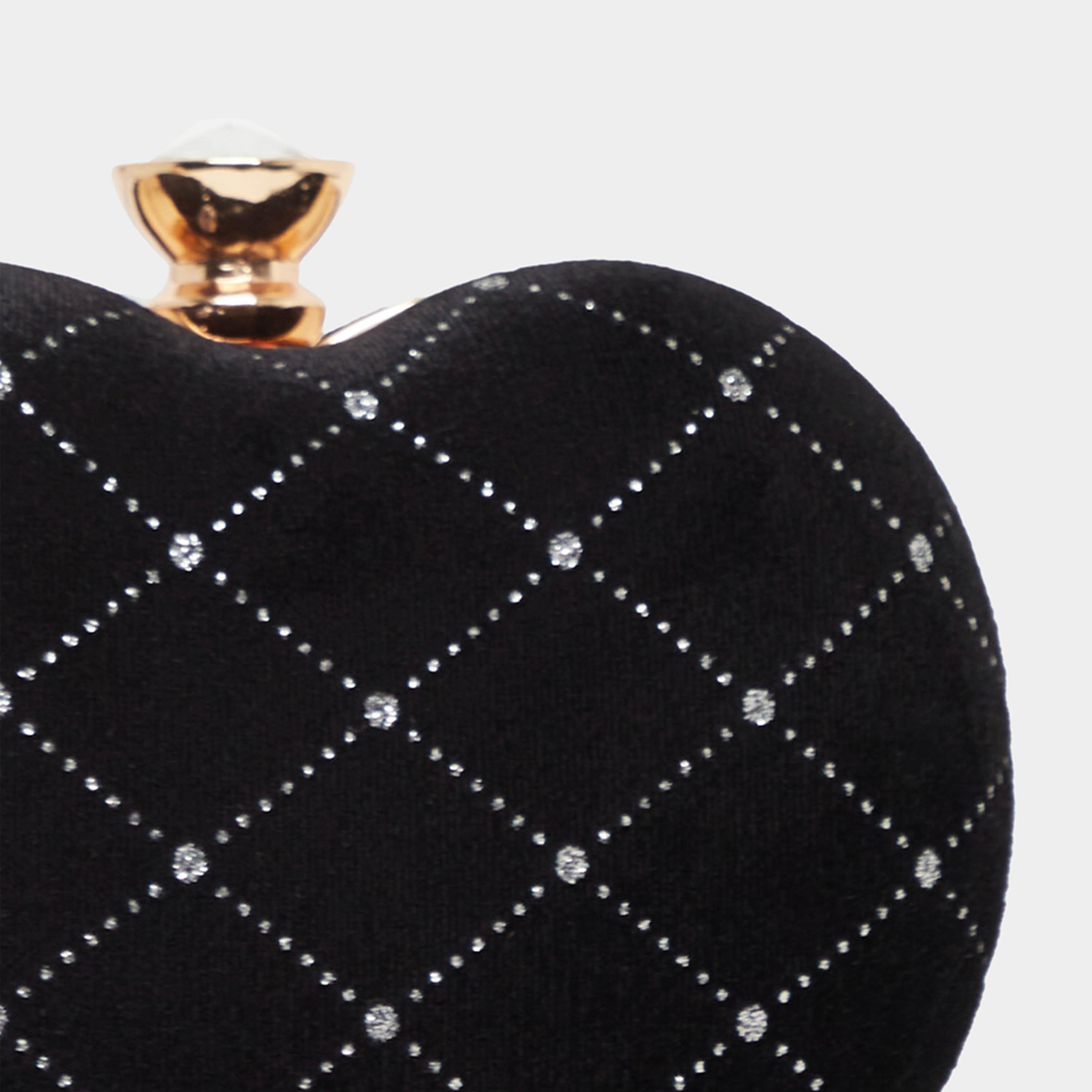 Styli Heart Clutch with Chain Strap-women-bagsandwallets-handbags-image-5