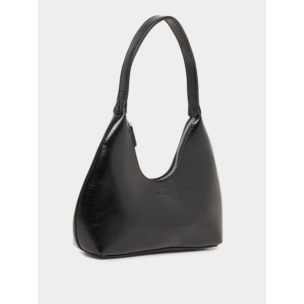 Solid Shoulder Bag with Zip Closure-women-bagsandwallets-handbags-image-1