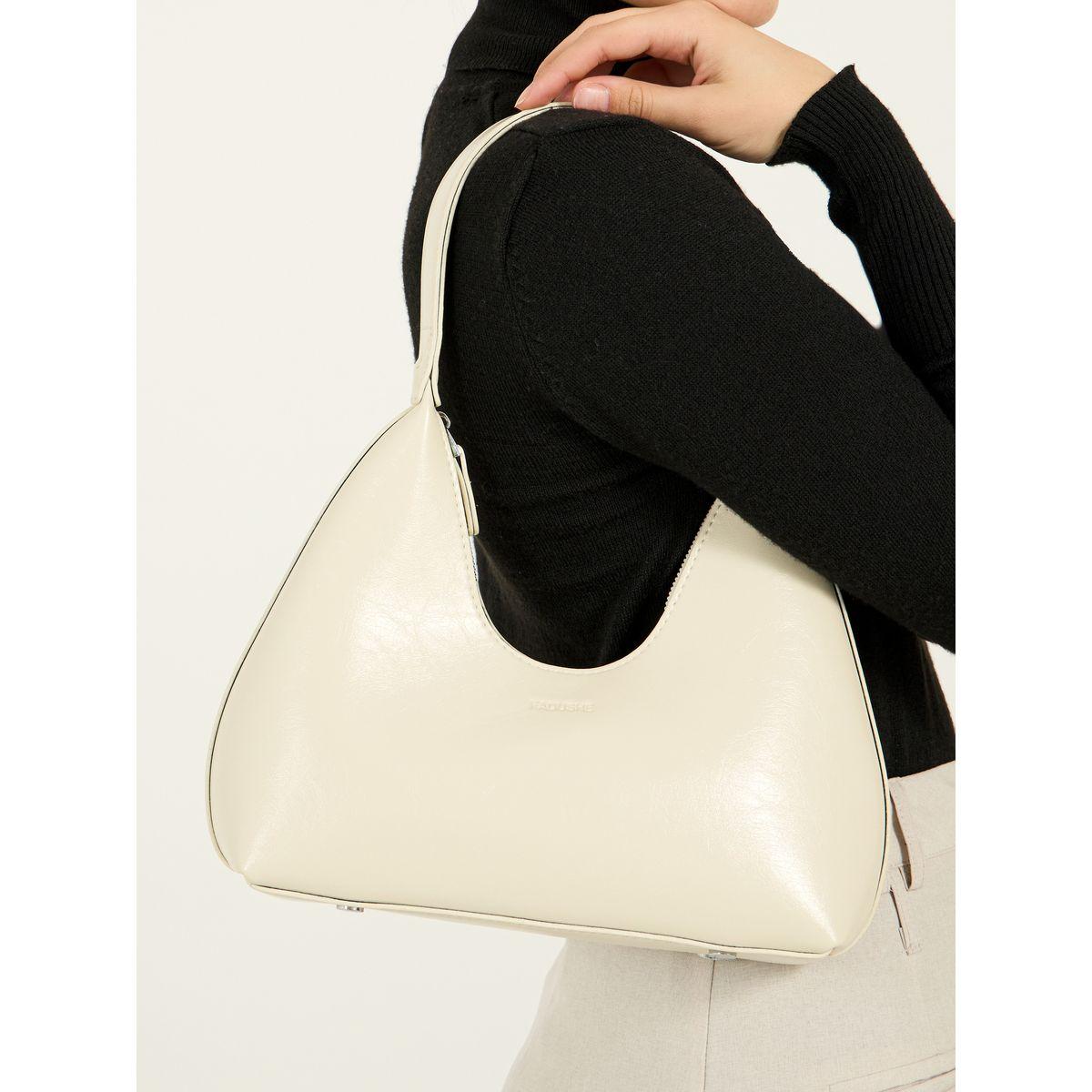 Solid Shoulder Bag with Zip Closure-women-bagsandwallets-handbags-image-2