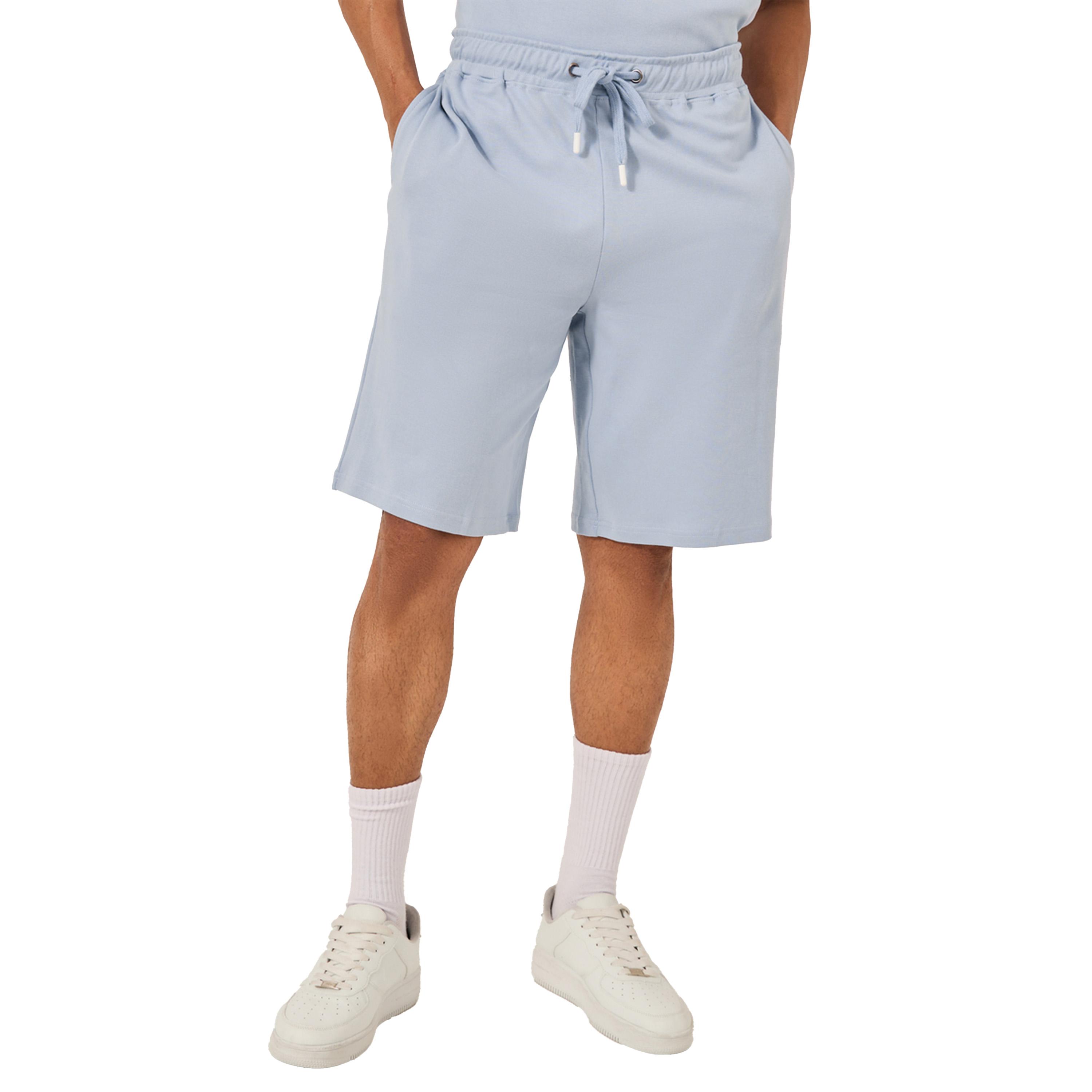 ستايلي -  تي شيرت وشورت مطبوع مقاس كبير-men-clothing-coordsets-image-5