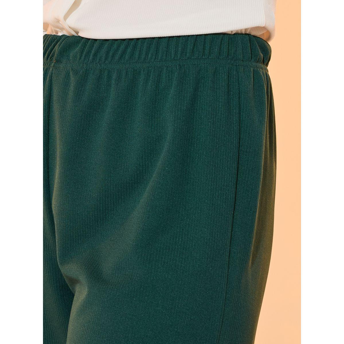 Take Two Solid High Rise Rib Straight Fit Pants-women-clothing-bottoms-trousers-image-3