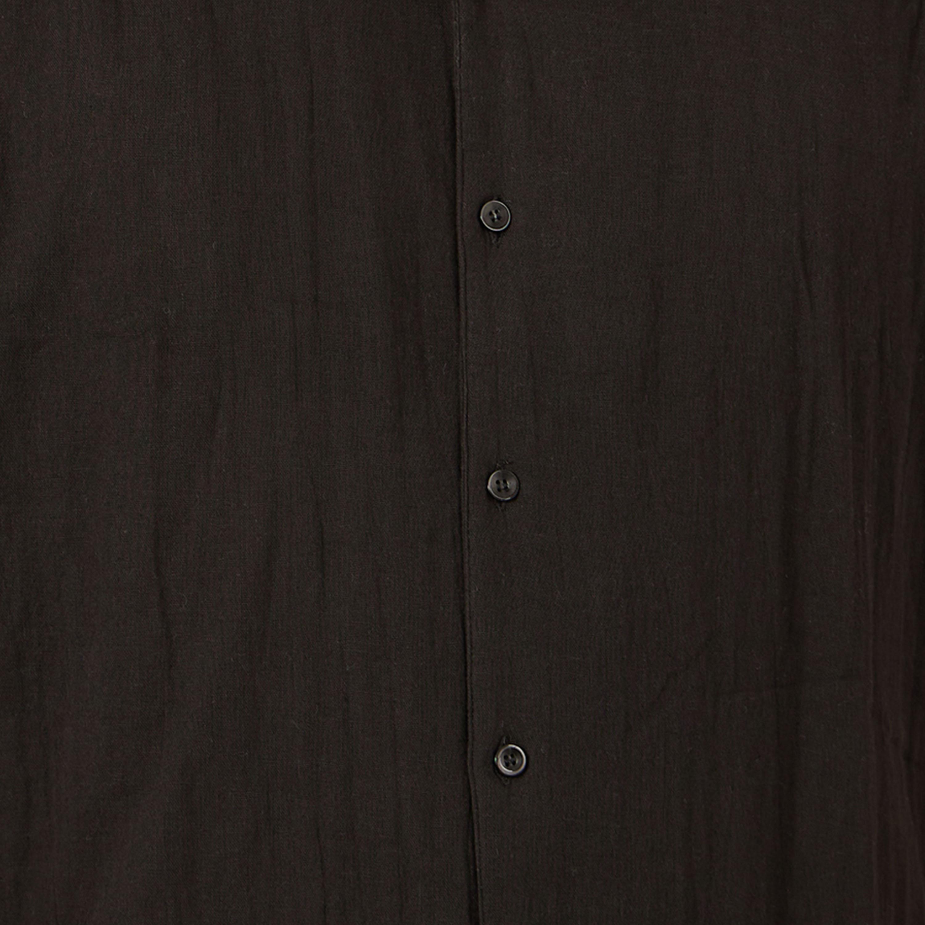 Styli Solid Resort Collar Relaxed Fit Shirt and Trousers Co-Ords-men-clothing-coordsets-image-3