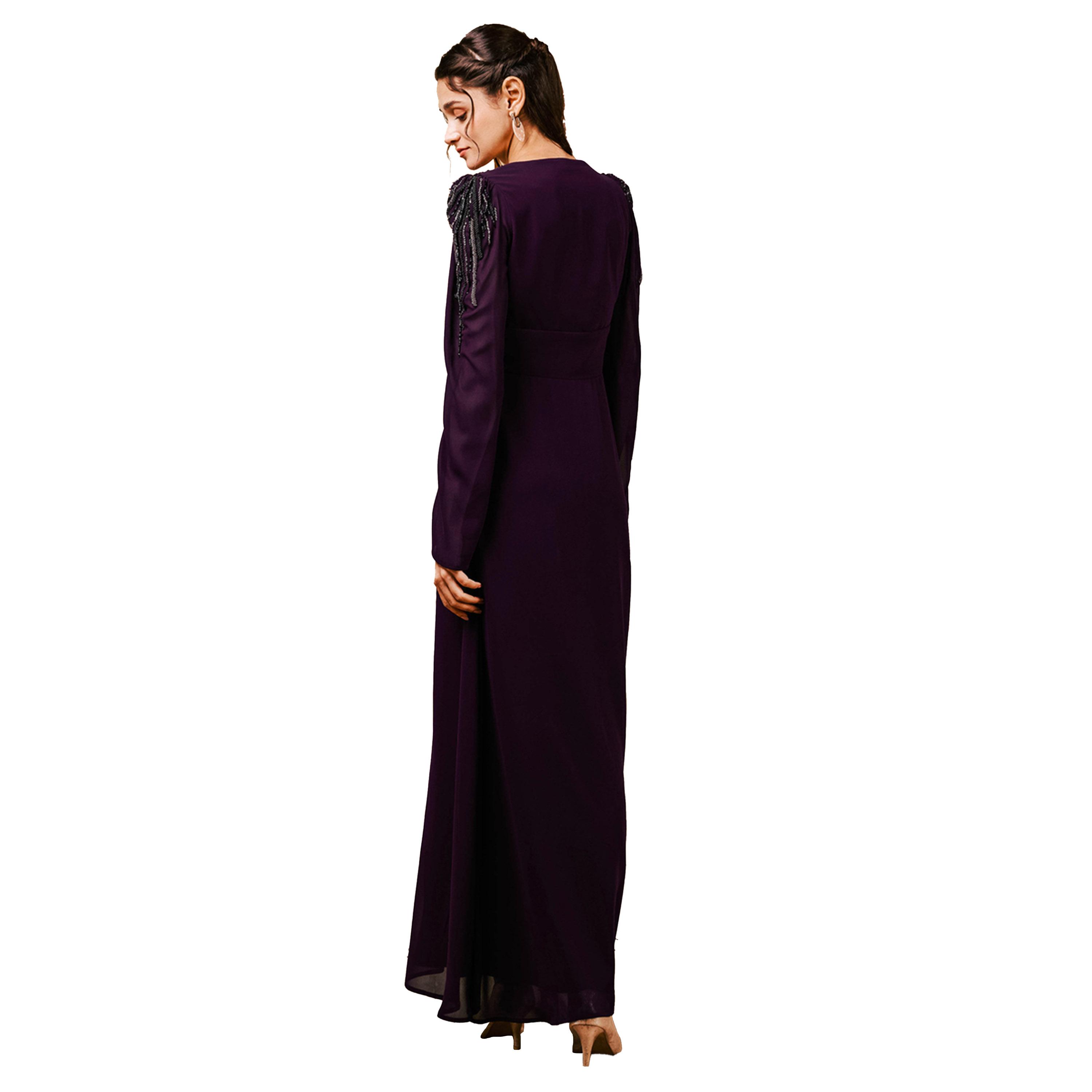 Mish X Styli Beaded Yoke A-Line Maxi Dress-women-clothing-dresses-image-5