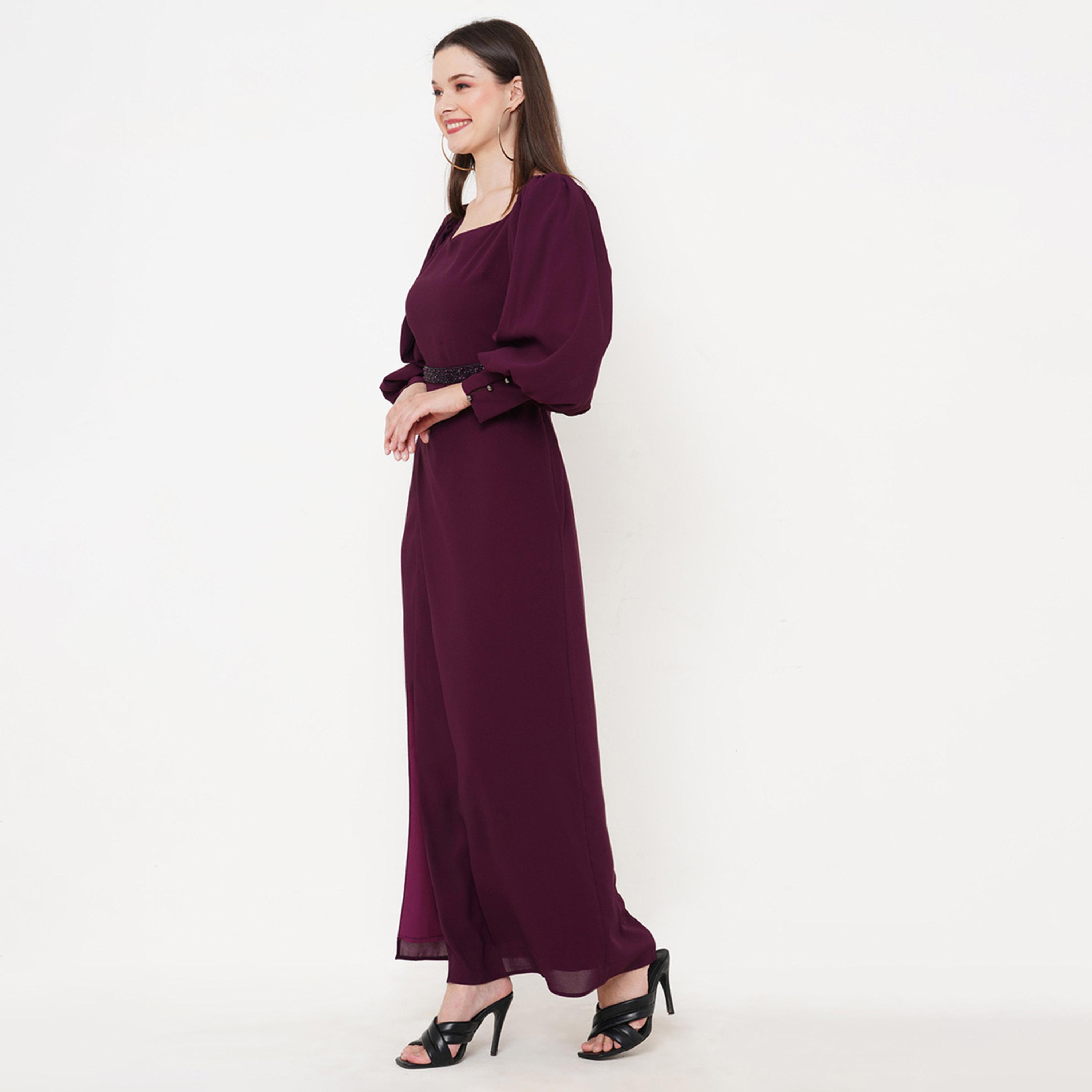 Mish X Styli Sweetheart Neck Embellished Waistband Maxi Dress-women-clothing-dresses-image-4