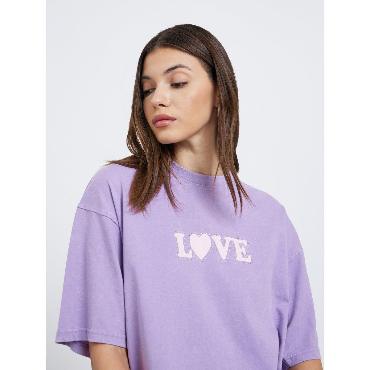 Styli Acid Wash Slogan Print Oversized T-Shirt-women-clothing-tshirts-image-1