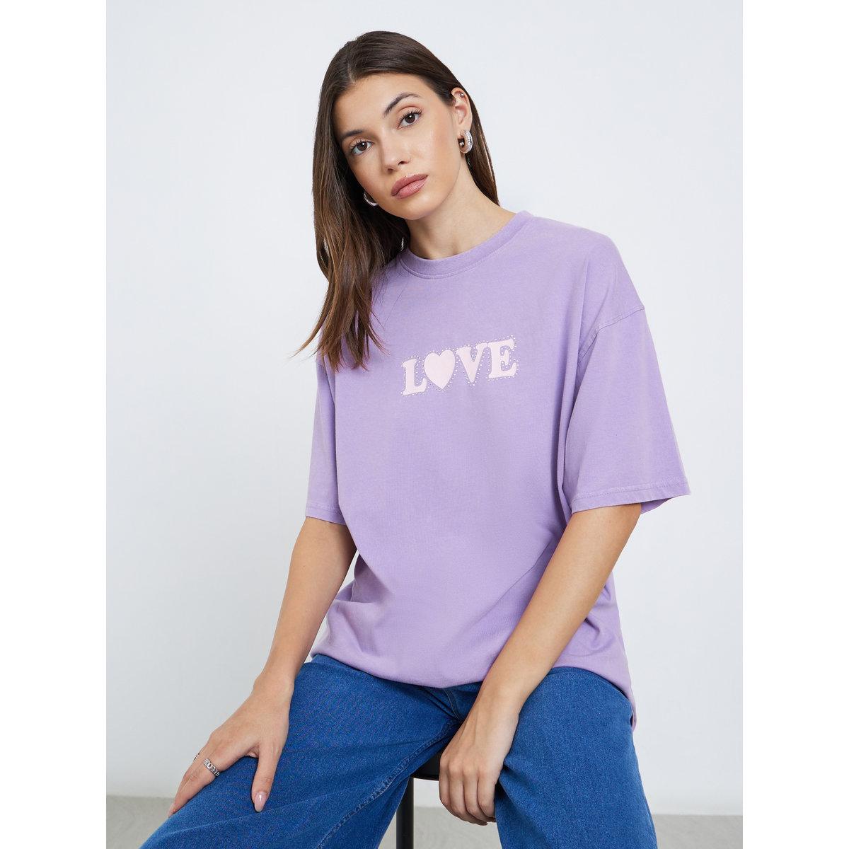 Styli Acid Wash Slogan Print Oversized T-Shirt-women-clothing-tshirts-image-3