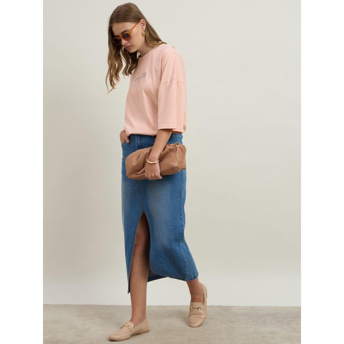 تيشيرت فضفاض بطبعة كتابة-women-clothing-tshirts-image-1