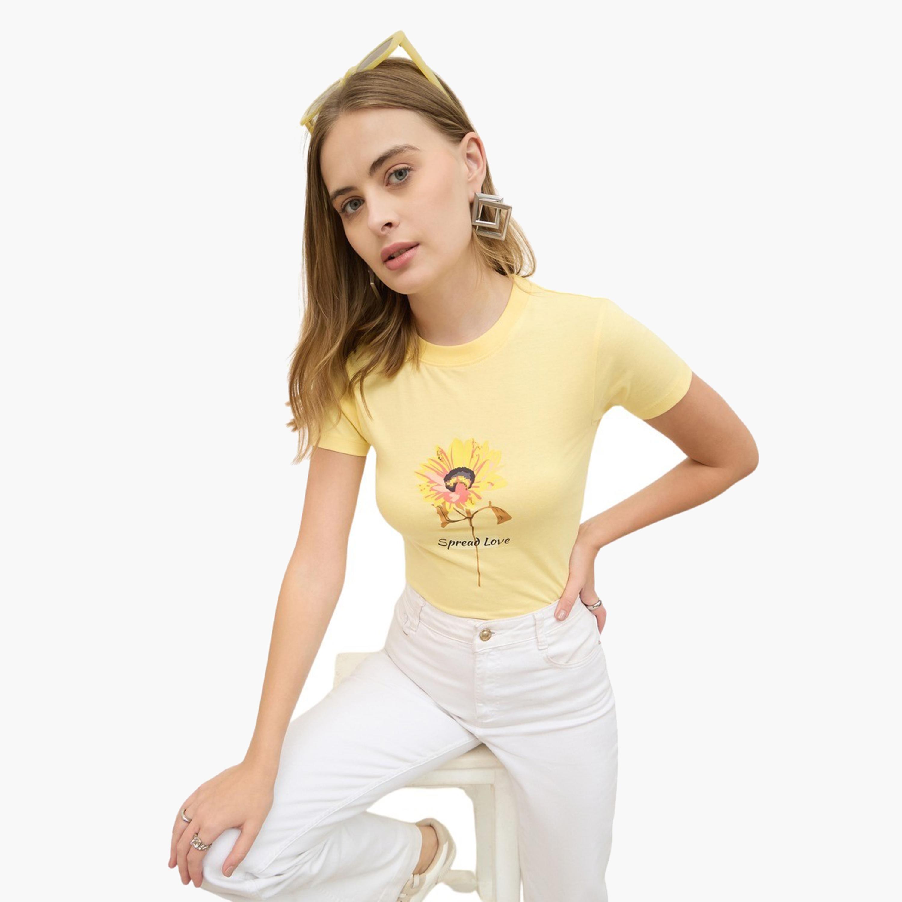 Styli Graphic Print Short Sleeve Fitted T-Shirt-women-clothing-tshirts-image-6