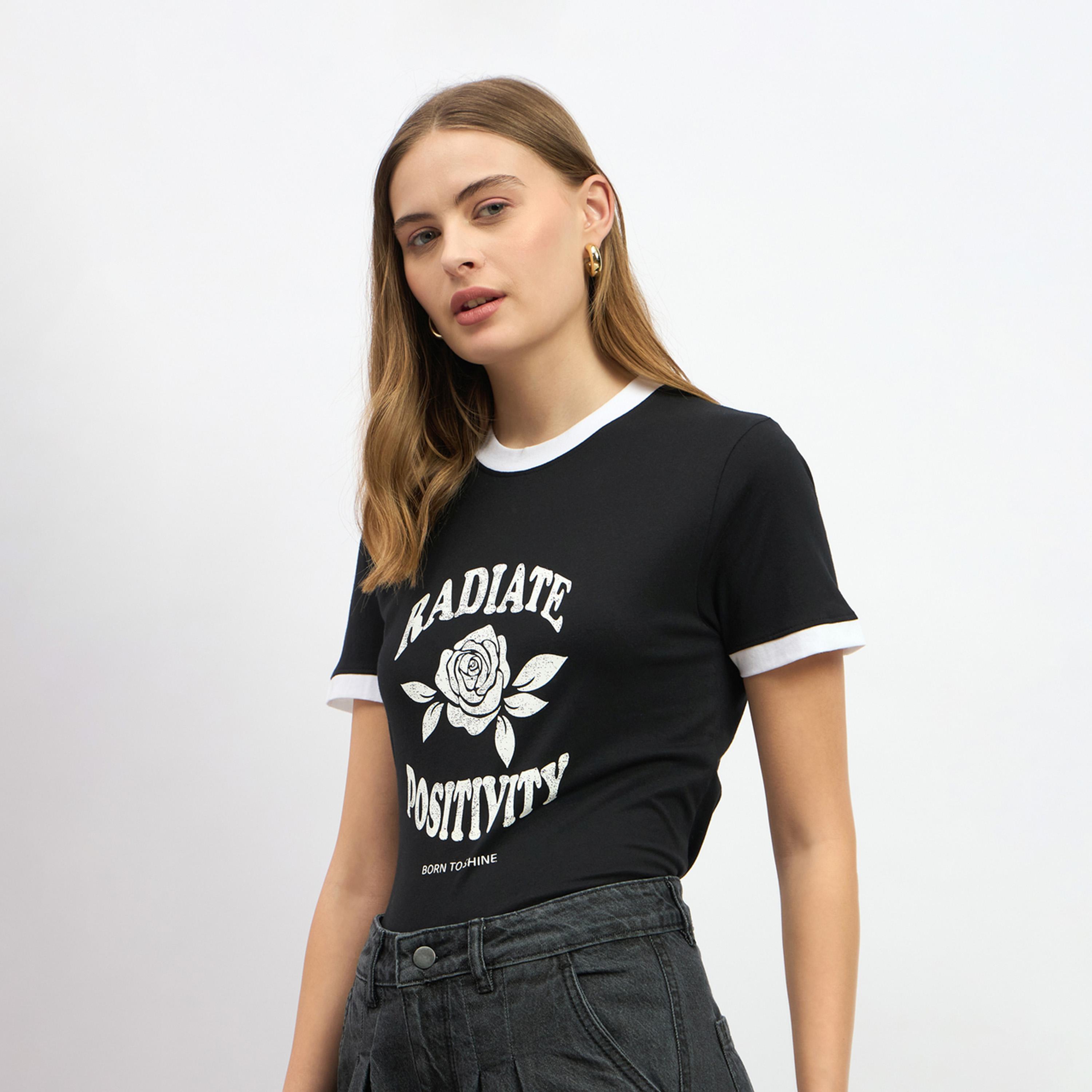 Styli Graphic Print Regular Fit Round Neck T-Shirt-women-clothing-tshirts-image-3