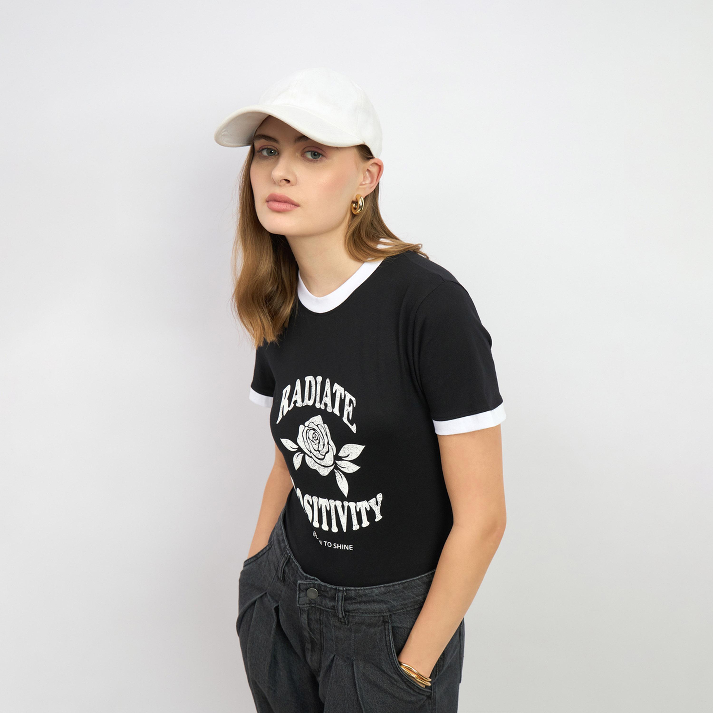 Styli Graphic Print Regular Fit Round Neck T-Shirt-women-clothing-tshirts-image-6