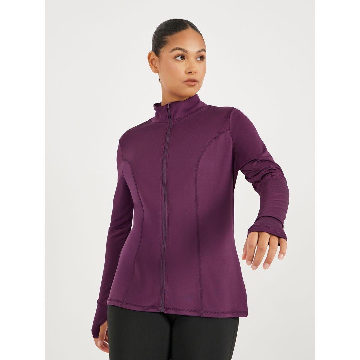 Styli Racerback Effect Color Block Long Sleeve Jacket-women-clothing-sportswearandactivewear-tshirtsandvests-image-1