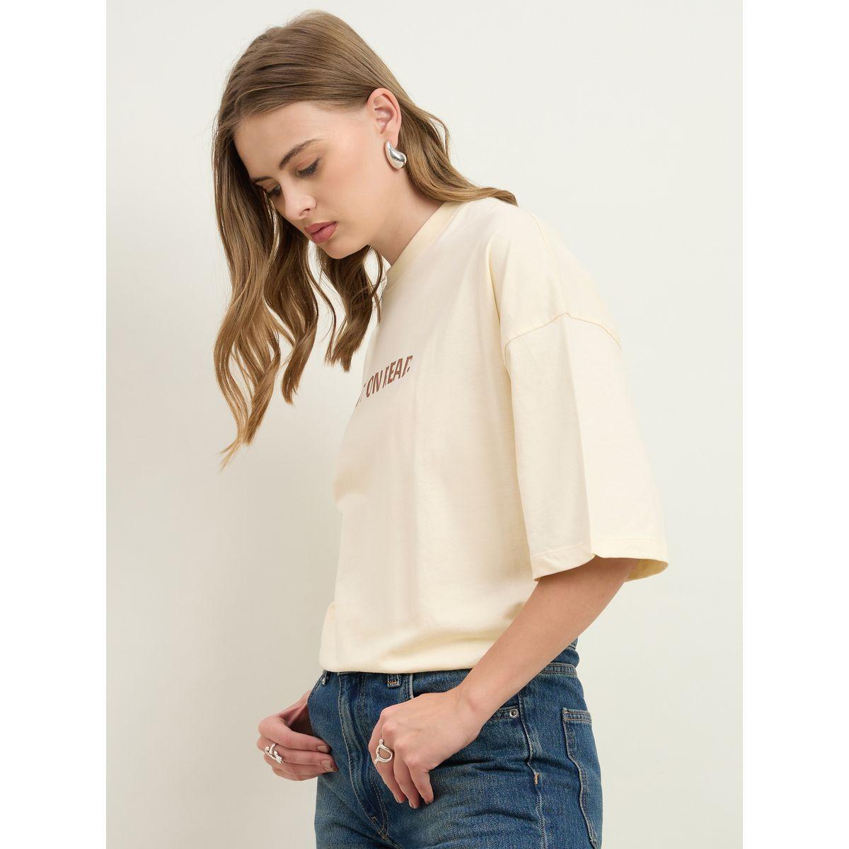 Styli Left On Read Slogan Print Dropped Shoulder Oversized T-Shirt-women-clothing-tshirts-image-3