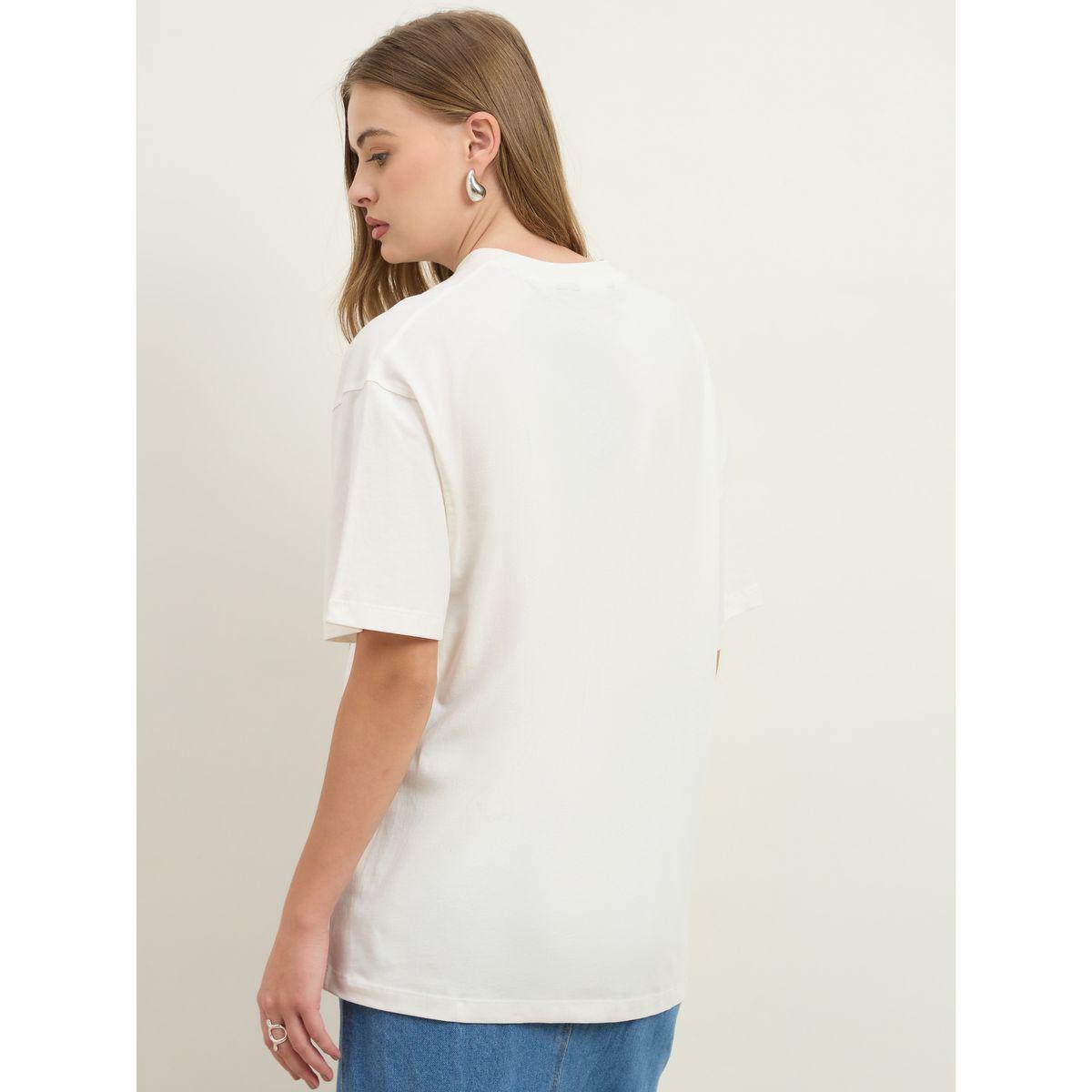 Styli Cream Beverly Hills Graphic Oversized T-Shirt-women-clothing-tshirts-image-5