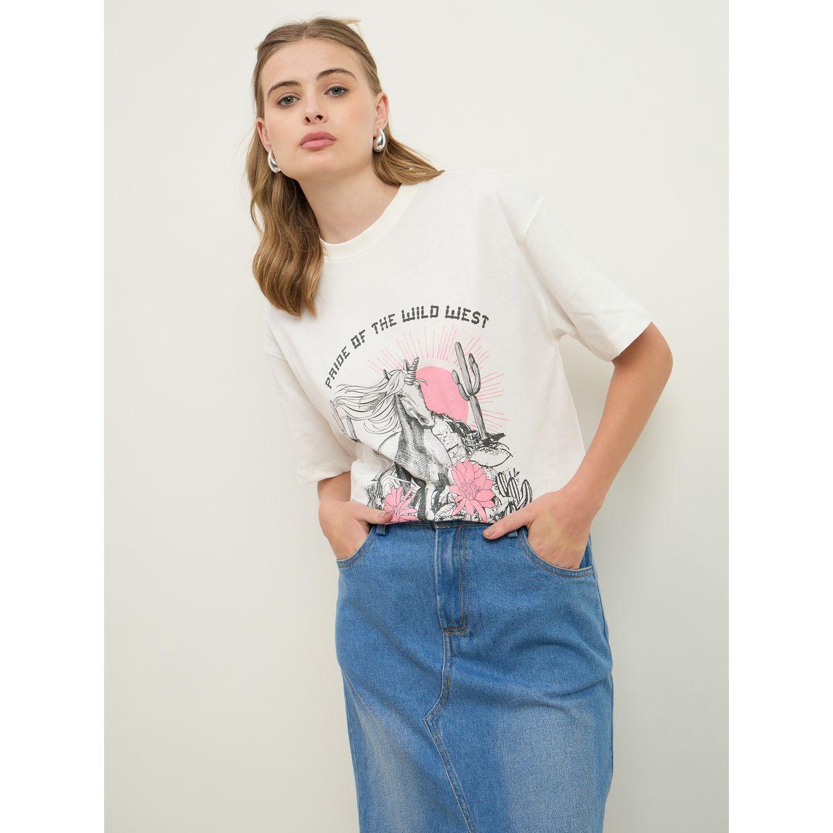 Styli Pride of The West Graphic Print Oversized T-Shirt-women-clothing-tshirts-image-6