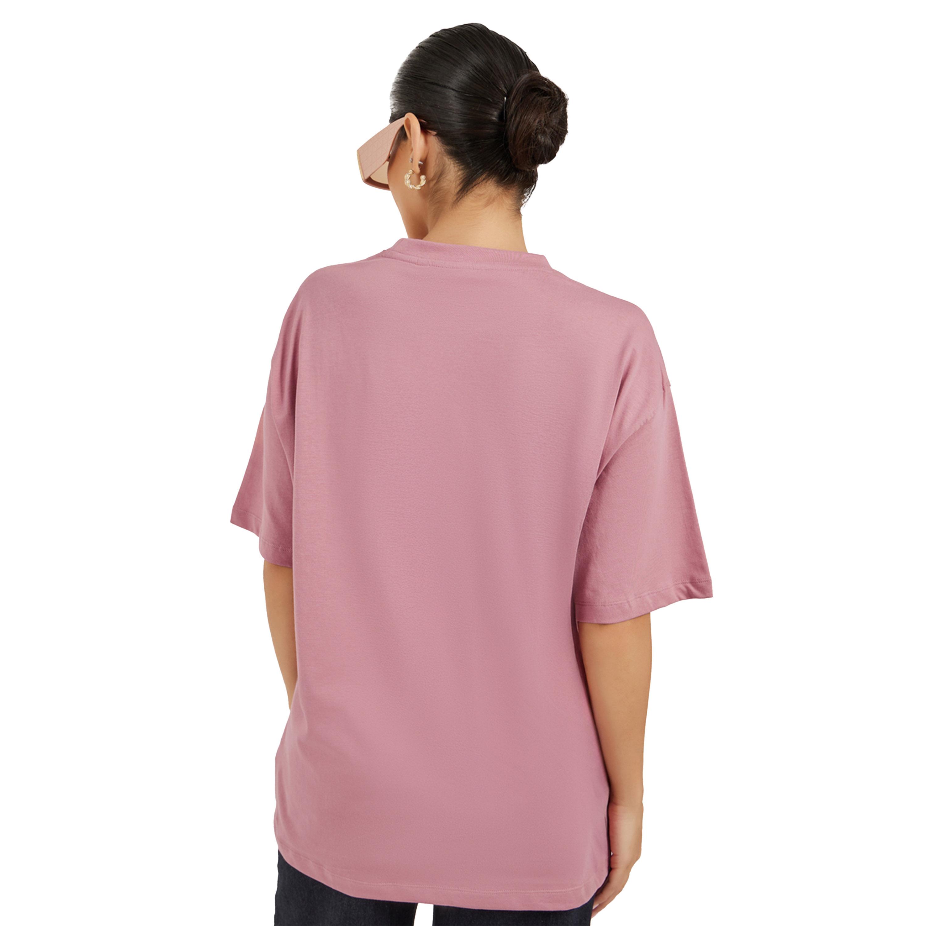 Styli Slogan Embroidered Round Neck Oversized T-Shirt-women-clothing-tshirts-image-5
