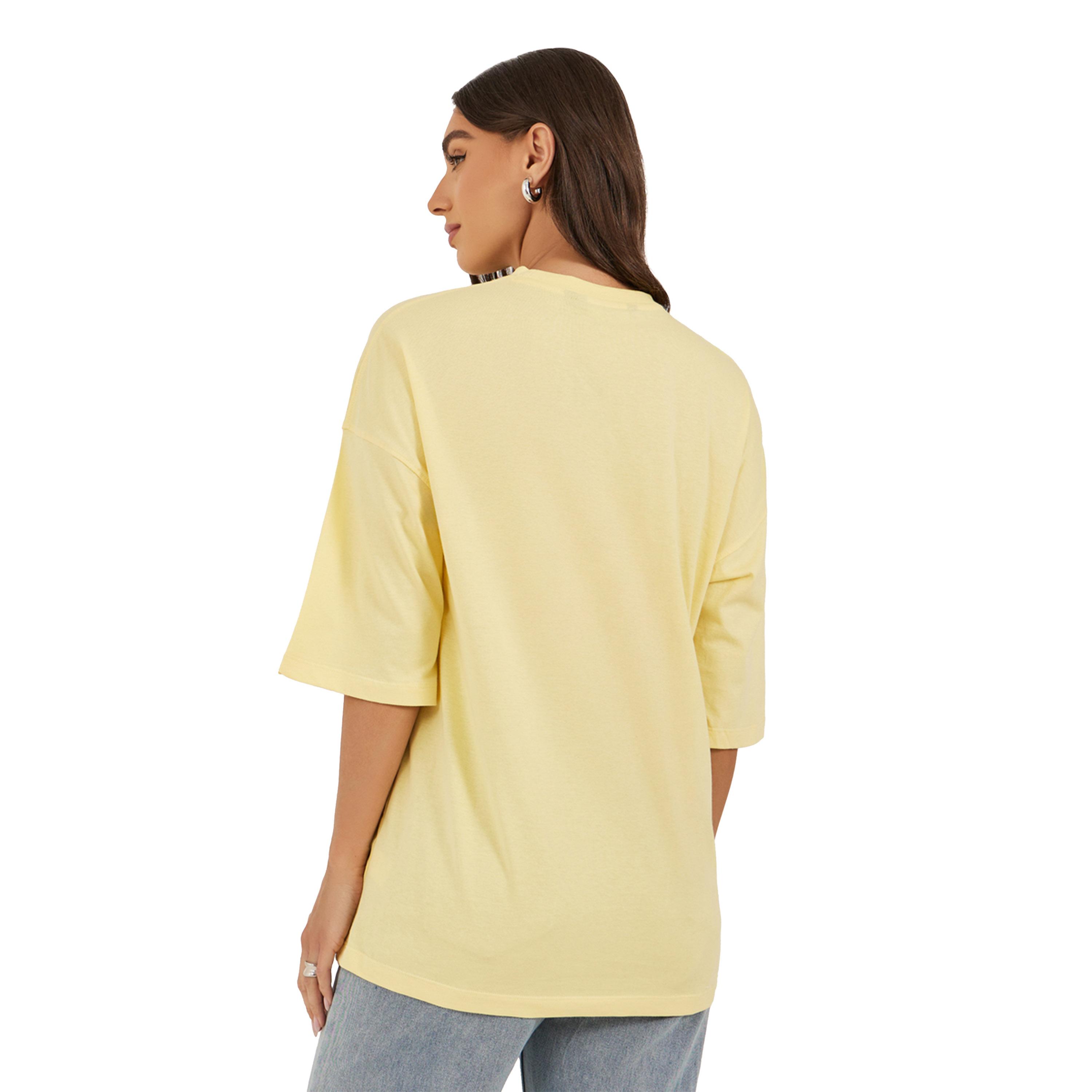 Styli Slogan Print Dropped Shoulder Oversized T-Shirt-women-clothing-tshirts-image-5