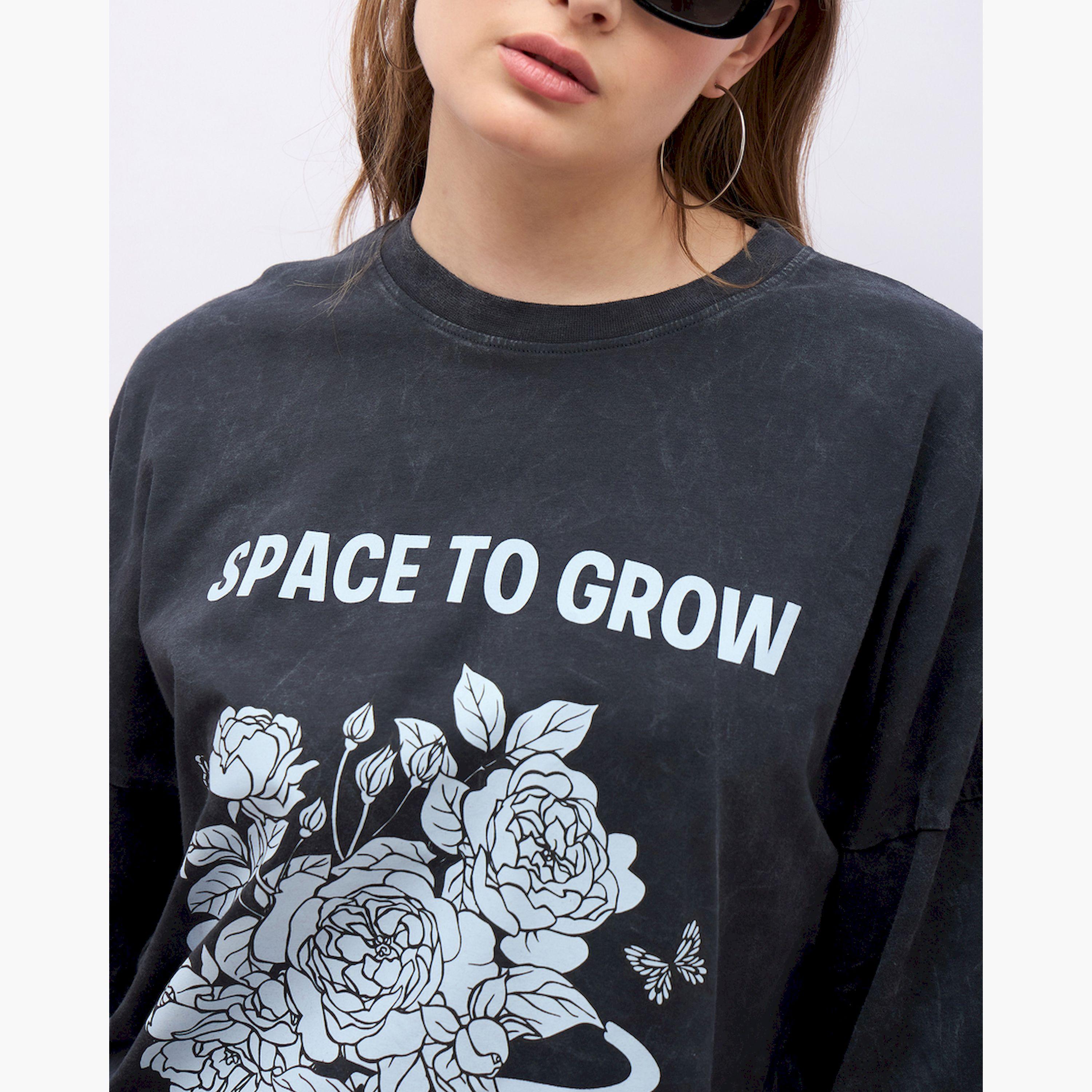Styli Graphic Print Dropped Shoulders Oversized T-Shirt-women-clothing-tshirts-image-4