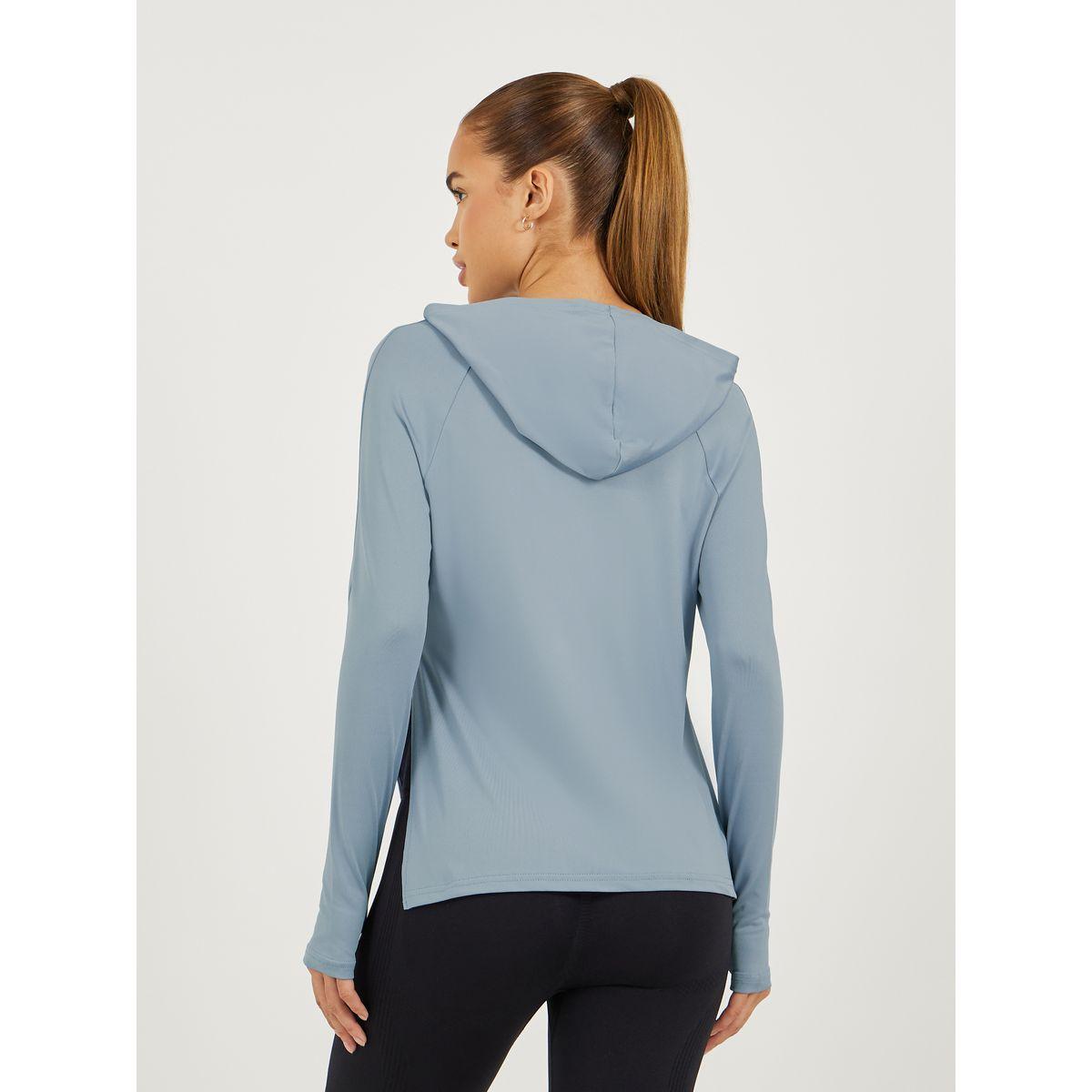 Styli Side Slit Hooded Long Sleeve Top-women-clothing-sportswearandactivewear-tshirtsandvests-image-4