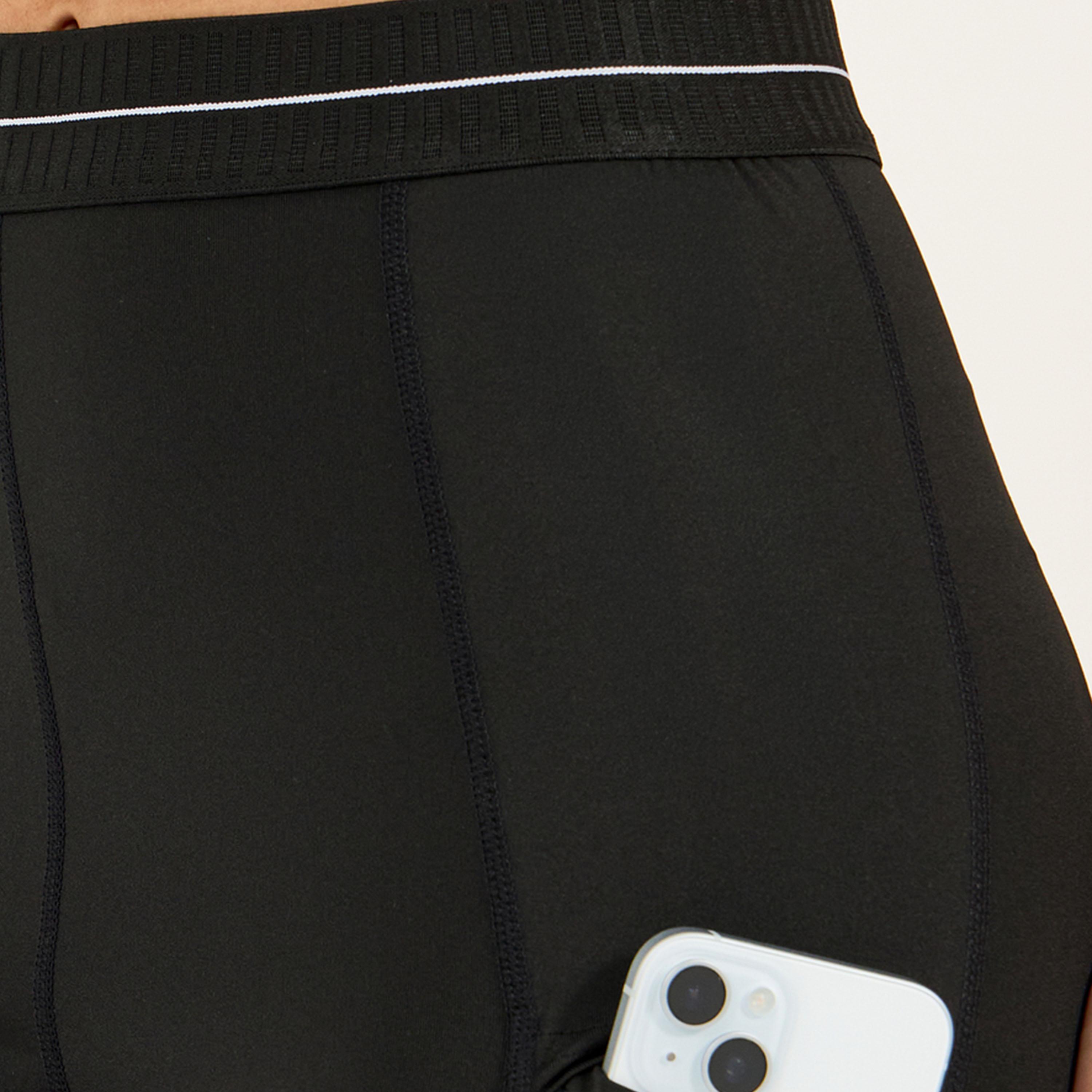 Styli Active Single Stripe Textured Waistband Leggings-women-clothing-sportswearandactivewear-bottoms-image-3