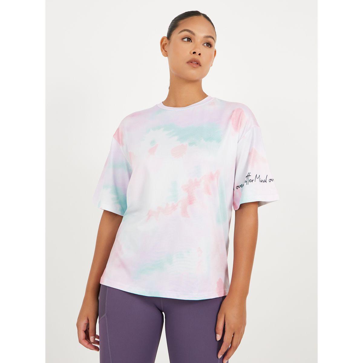 بلوزة بأكمام قصيرة وأكتاف منخفضة-sports-women-clothing-tshirtsandvests-image-1