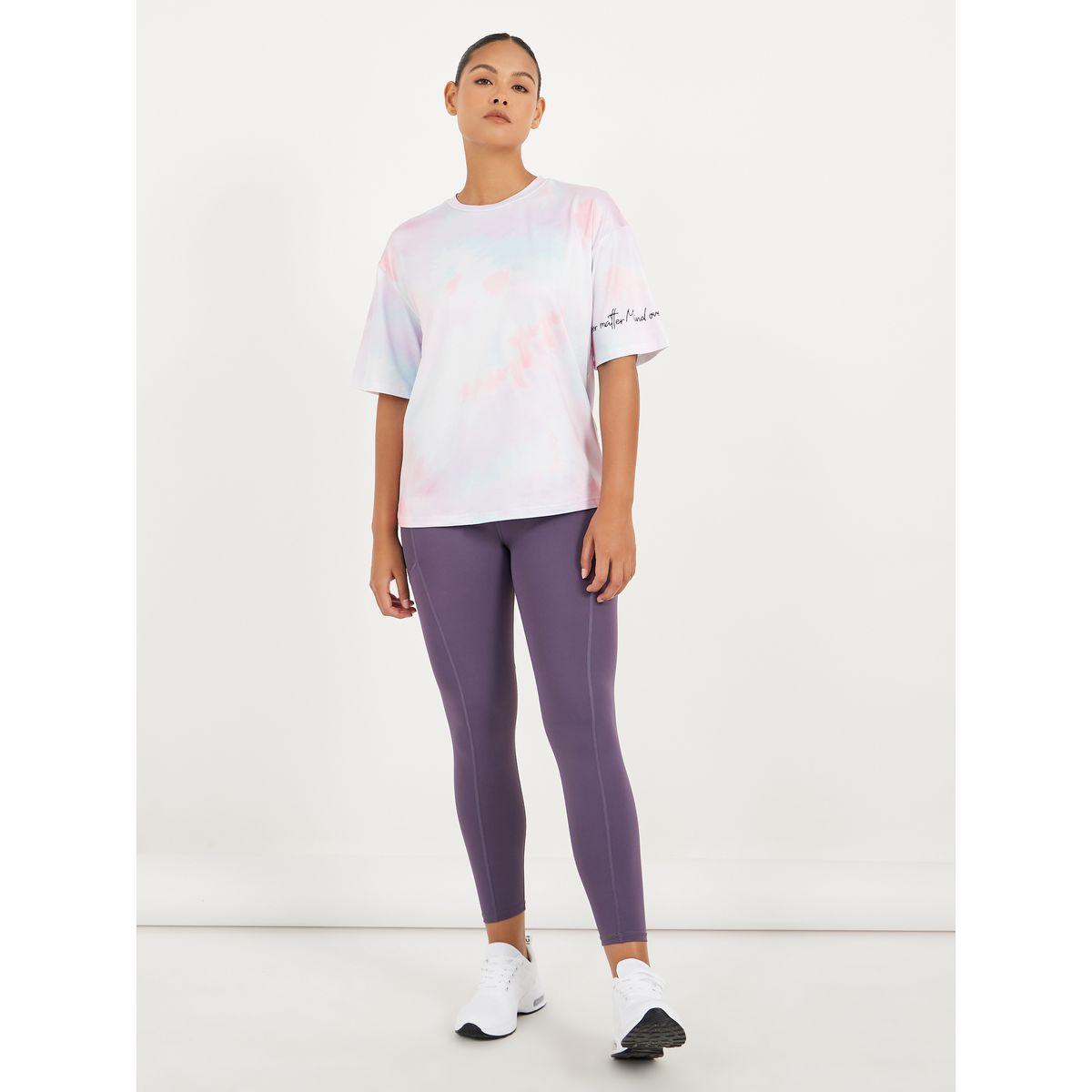 بلوزة بأكمام قصيرة وأكتاف منخفضة-sports-women-clothing-tshirtsandvests-image-2