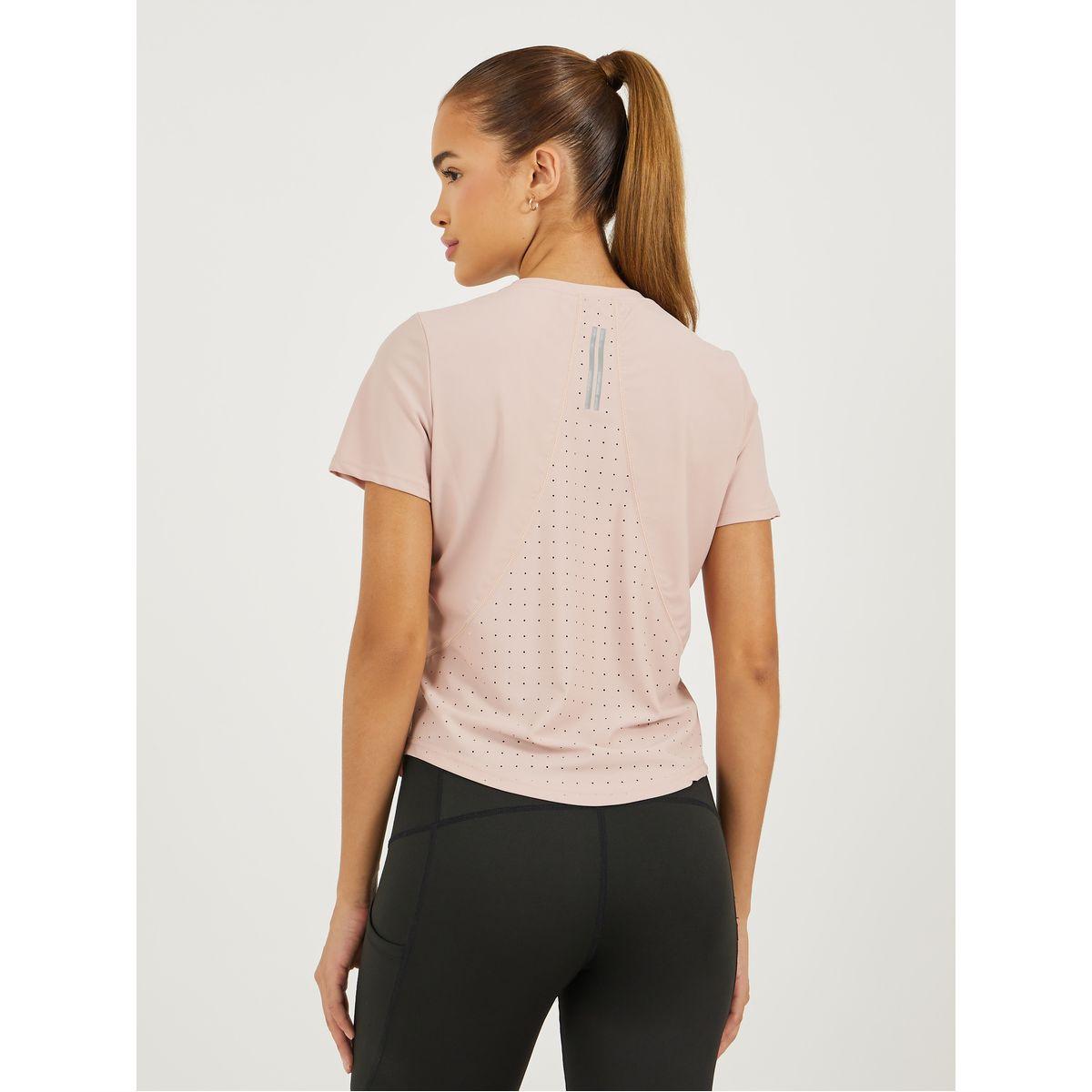 بلوزة بشريط عاكس للإضاءة مع أكمام قصيرة-sports-women-clothing-tshirtsandvests-image-4
