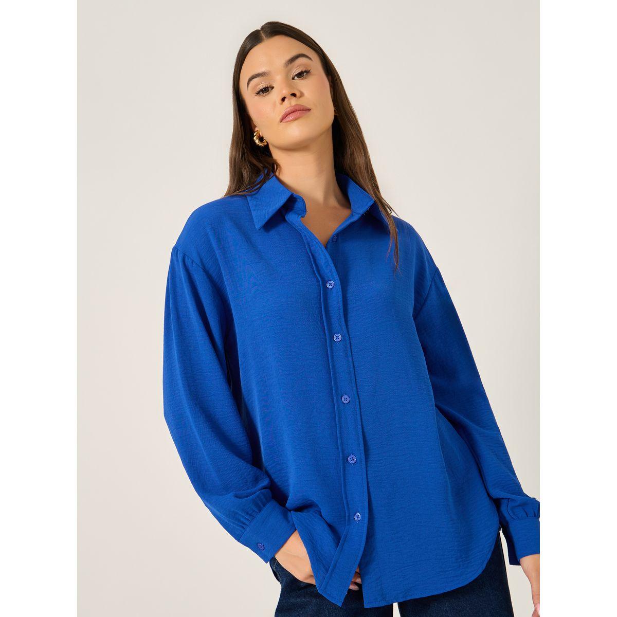 Oversized Drop Shoulder Shirt-women-clothing-shirtsandblouses-shirts-image-1