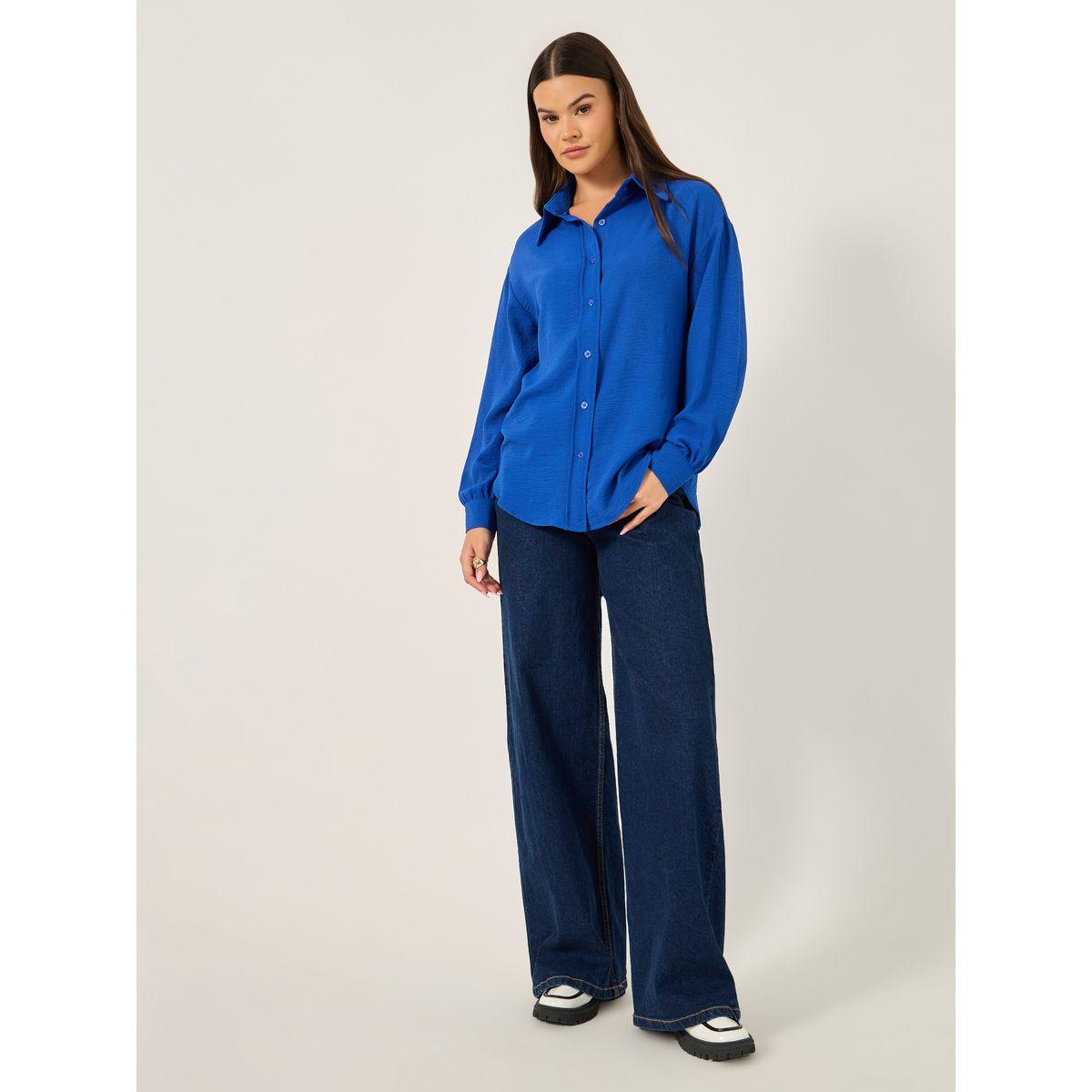 Oversized Drop Shoulder Shirt-women-clothing-shirtsandblouses-shirts-image-2